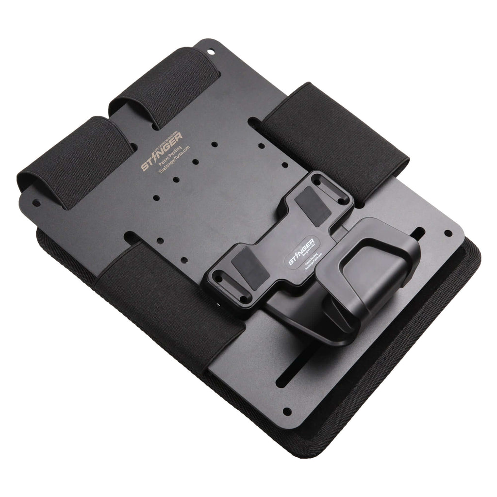 Bedside Magnetic Gun Mount, Bedside Holster with Safety Trigger Guard Protection (Black)