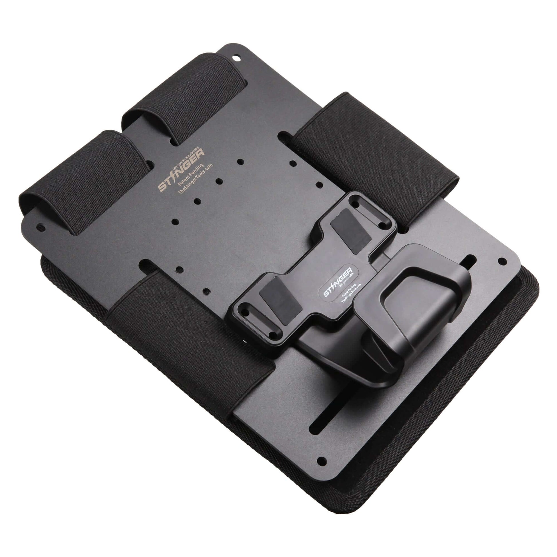 Bedside Magnetic Gun Mount, Bedside Holster with Safety Trigger Guard Protection (Black)