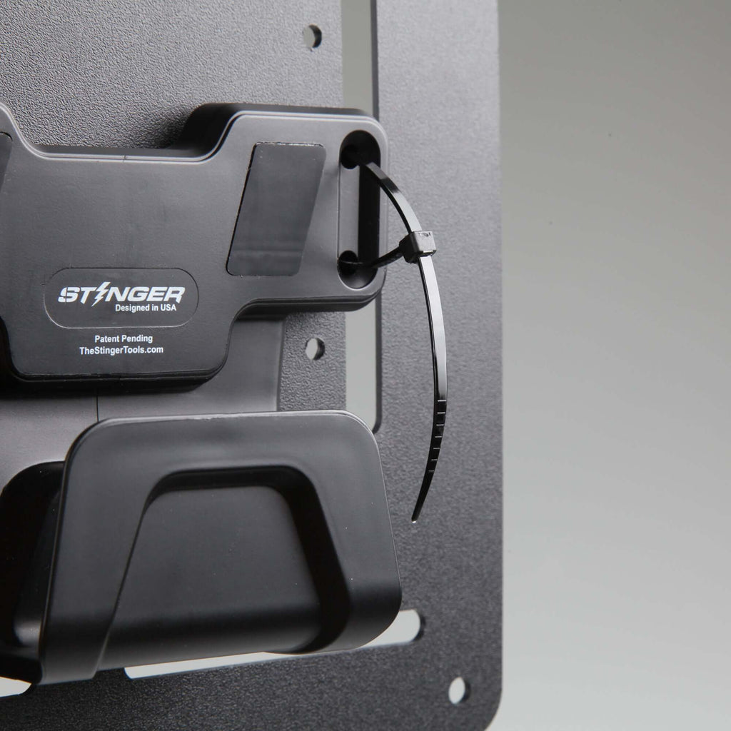 Bedside Magnetic Gun Mount, Bedside Holster with Safety Trigger Guard Protection (USA Flag)