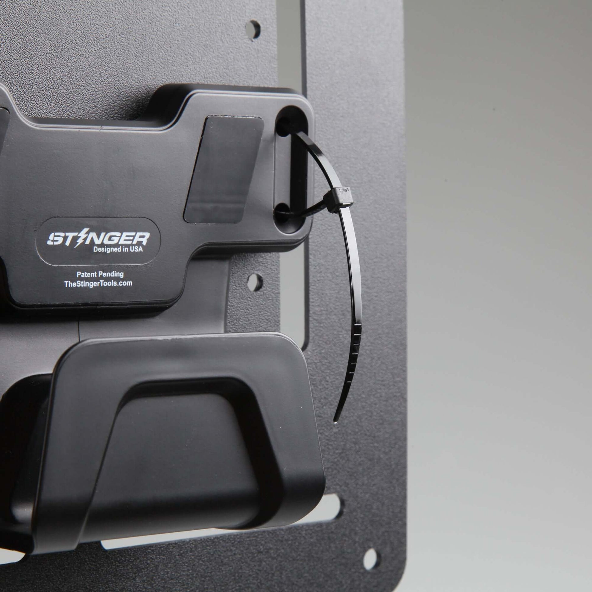 Bedside Magnetic Gun Mount, Bedside Holster with Safety Trigger Guard Protection (Black)