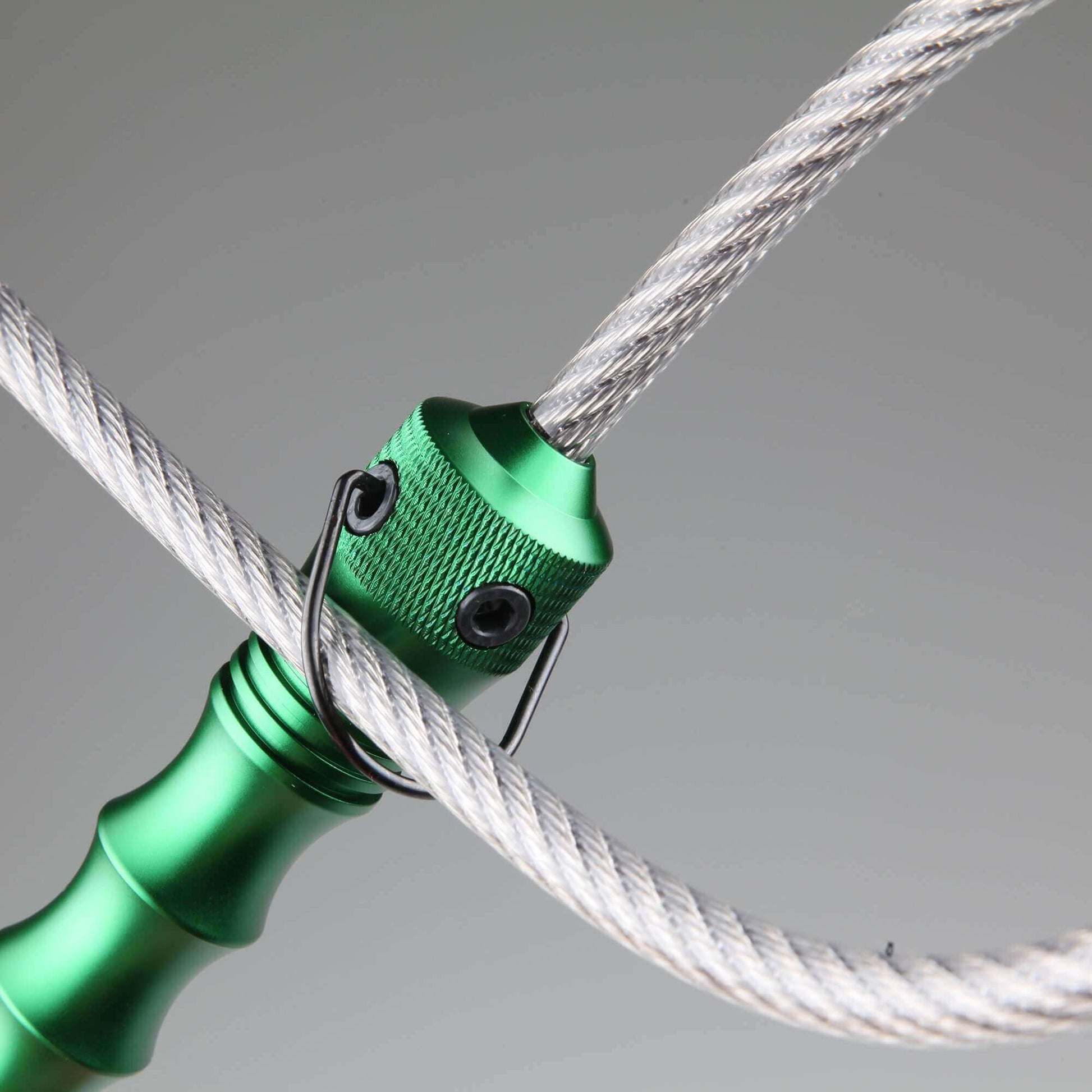 Stinger Whip Car Emergency Tool with Seat Belt Cutter and Window Breaker (Elite Edition, Green)