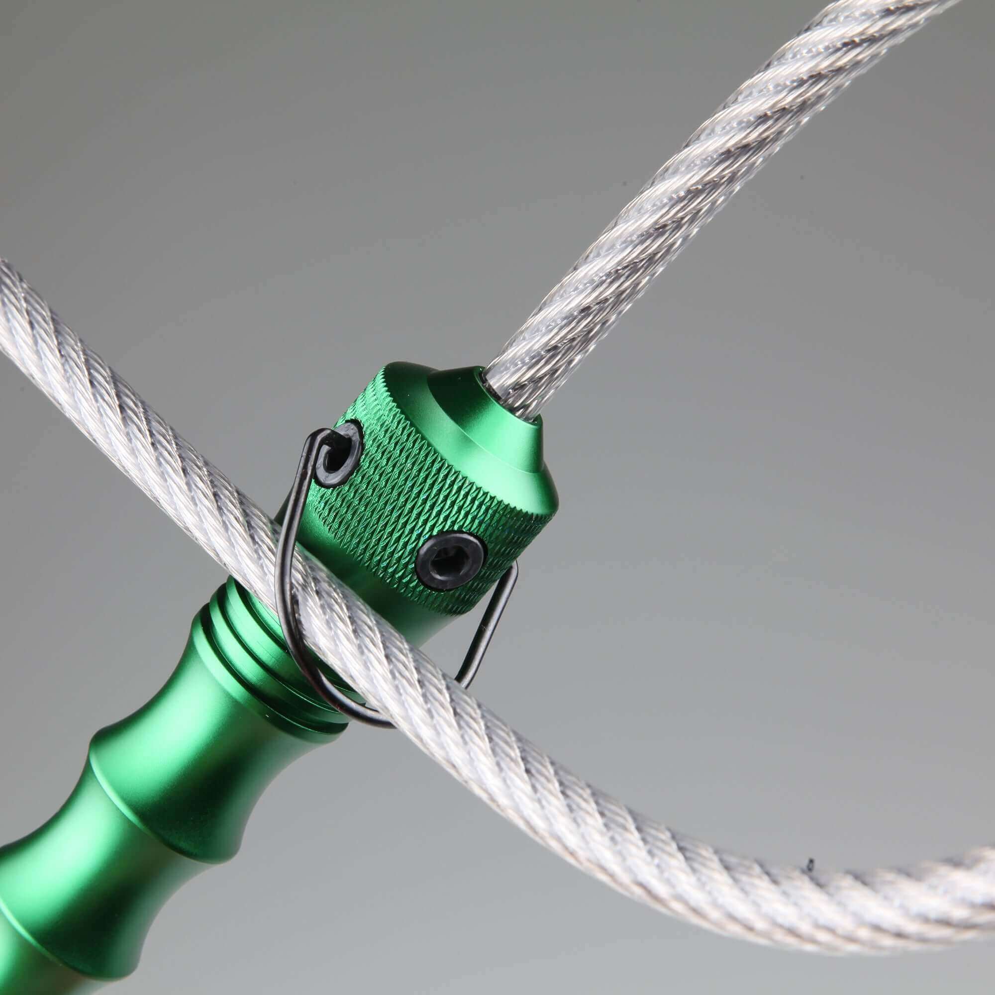 Stinger Whip Car Emergency Tool with Seat Belt Cutter and Window Breaker (Elite Edition, Green)