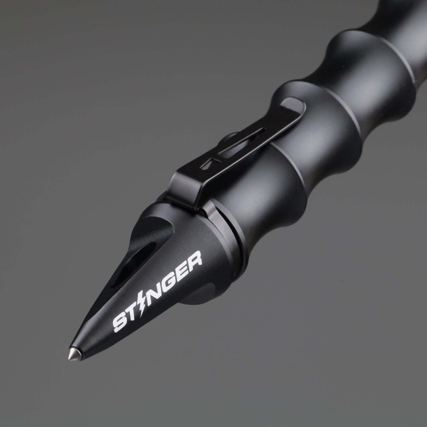 Stinger Whip Car Emergency Tool with Window Breaker (Black)