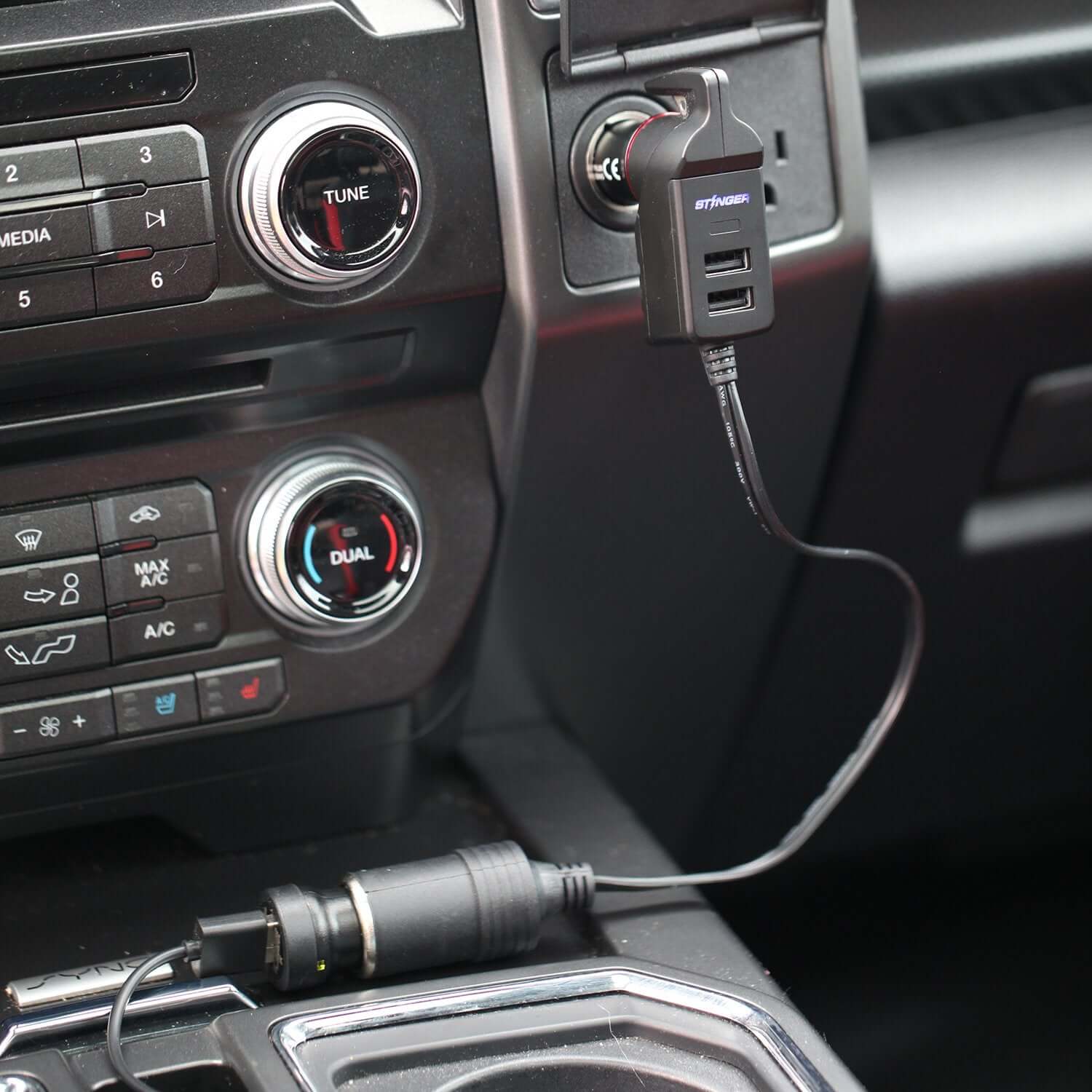 Stinger USB Car Phone Charger Emergency Tool with Single Cigarette Lighter Connection
