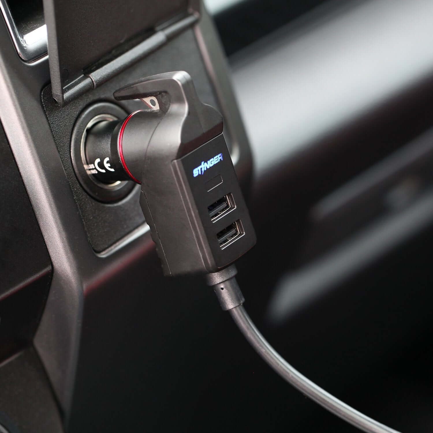 Stinger USB Car Phone Charger Emergency Tool with Single Cigarette Lighter Connection