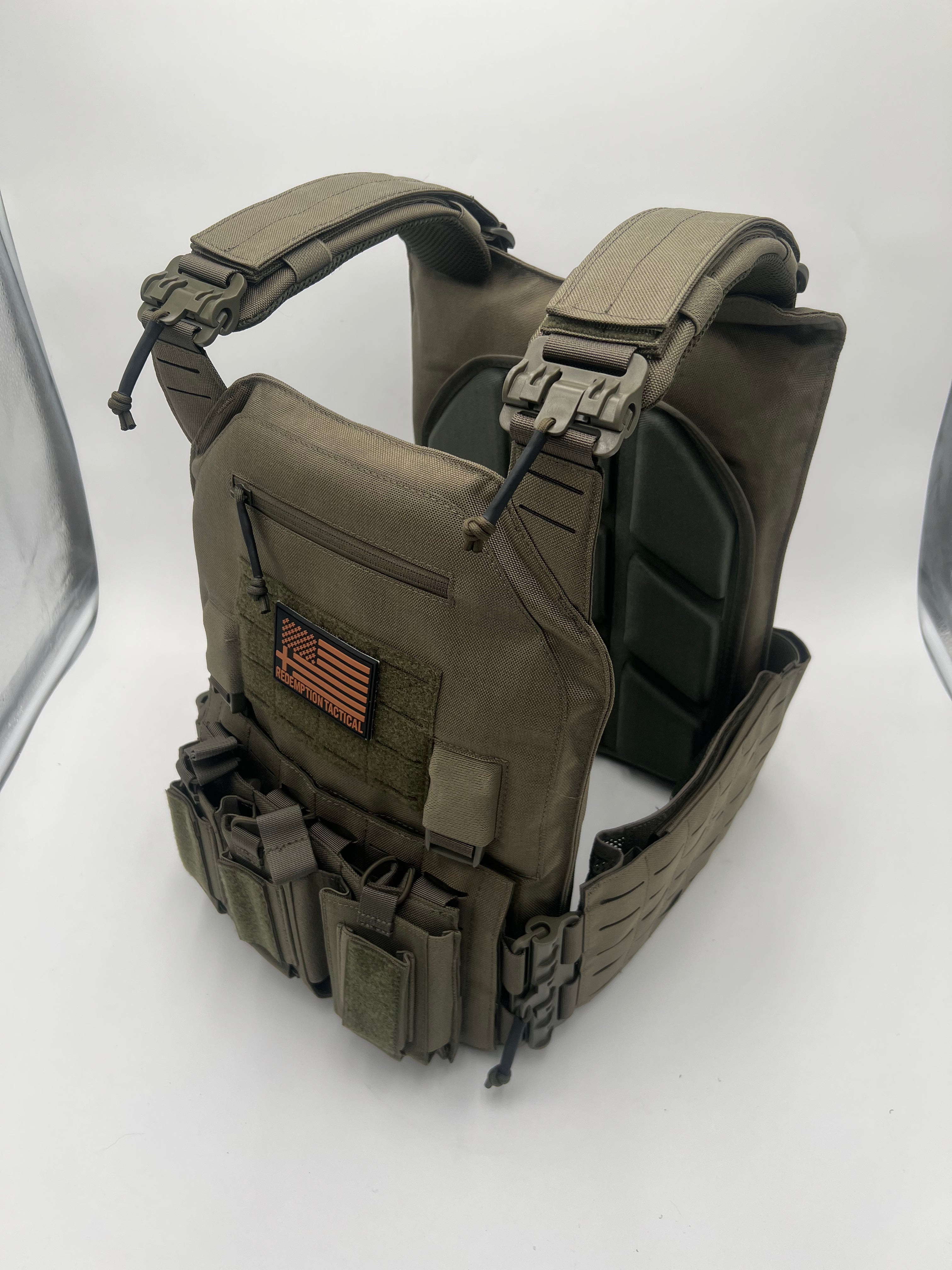 Redemption Tactical® "CRUSADER 2.0 XL” Plate Carrier Vest with Side Cummerbund