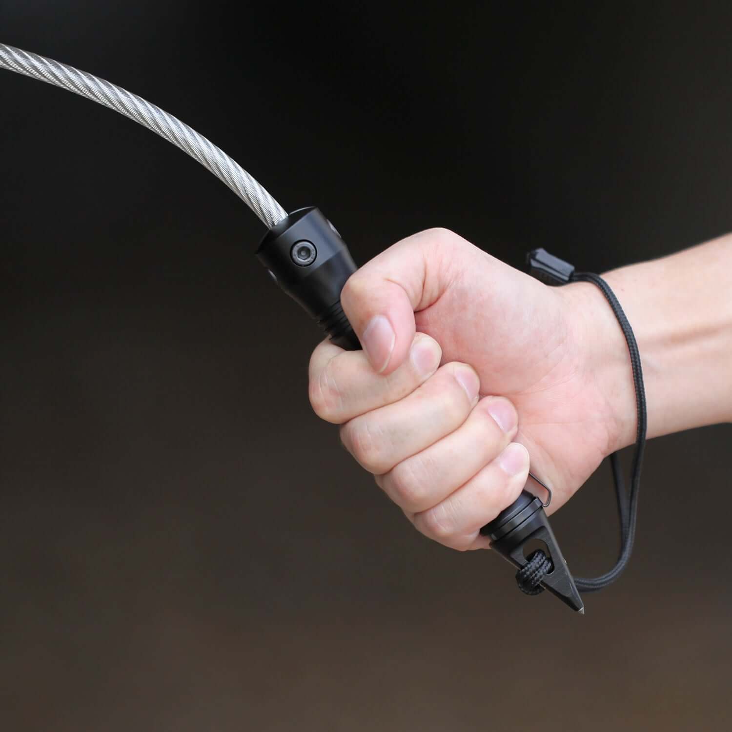 Stinger Whip Car Emergency Tool with Window Breaker (Black)