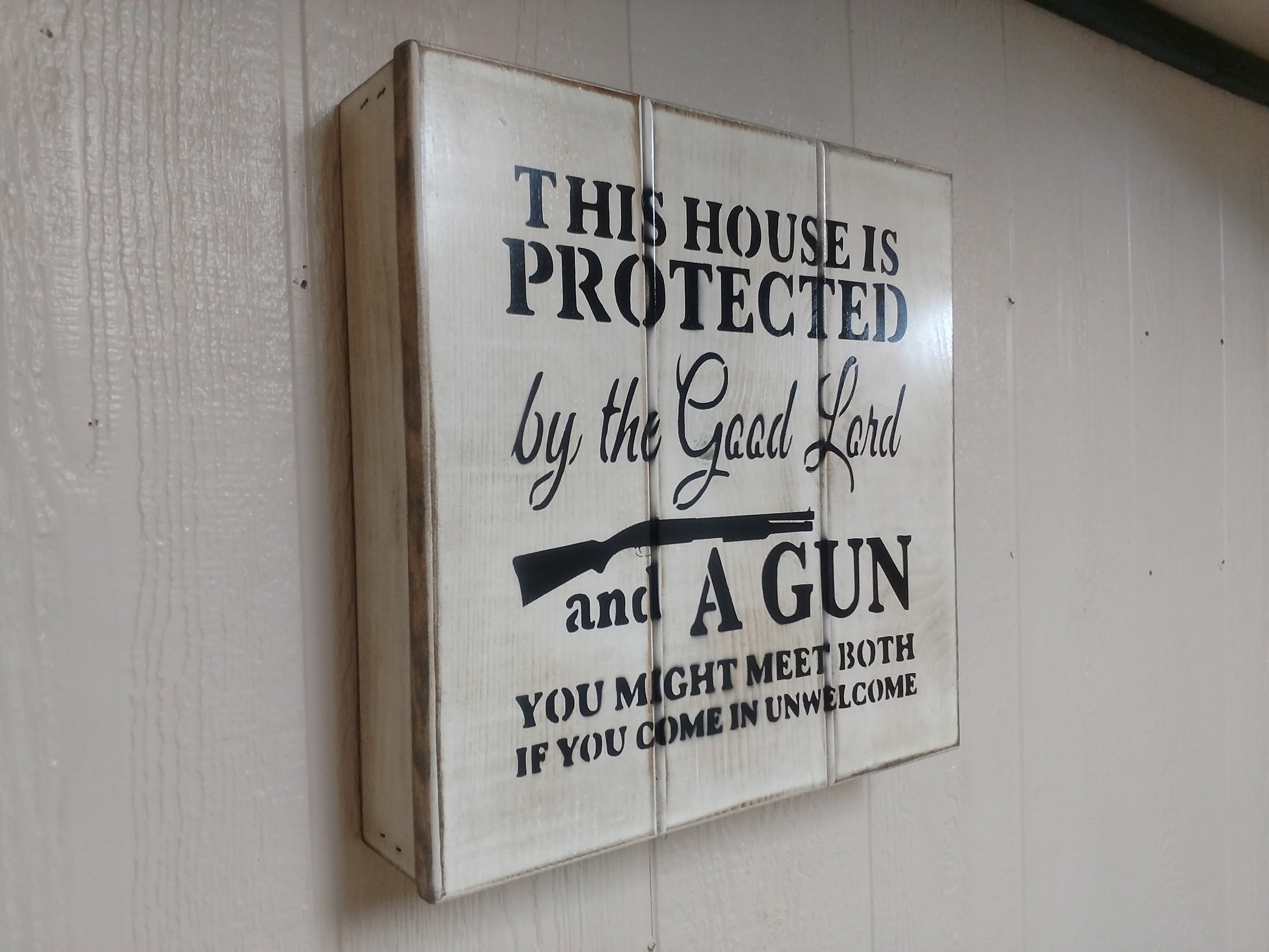 "This House" wall art box.