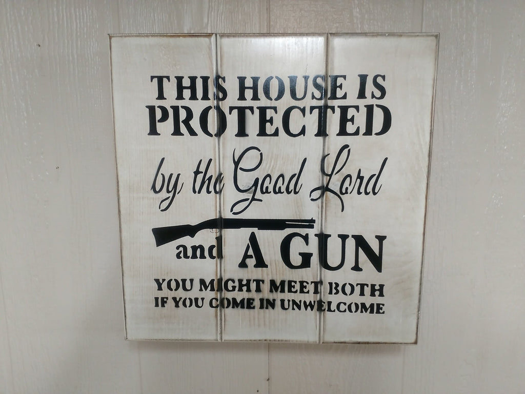 "This House" wall art box.