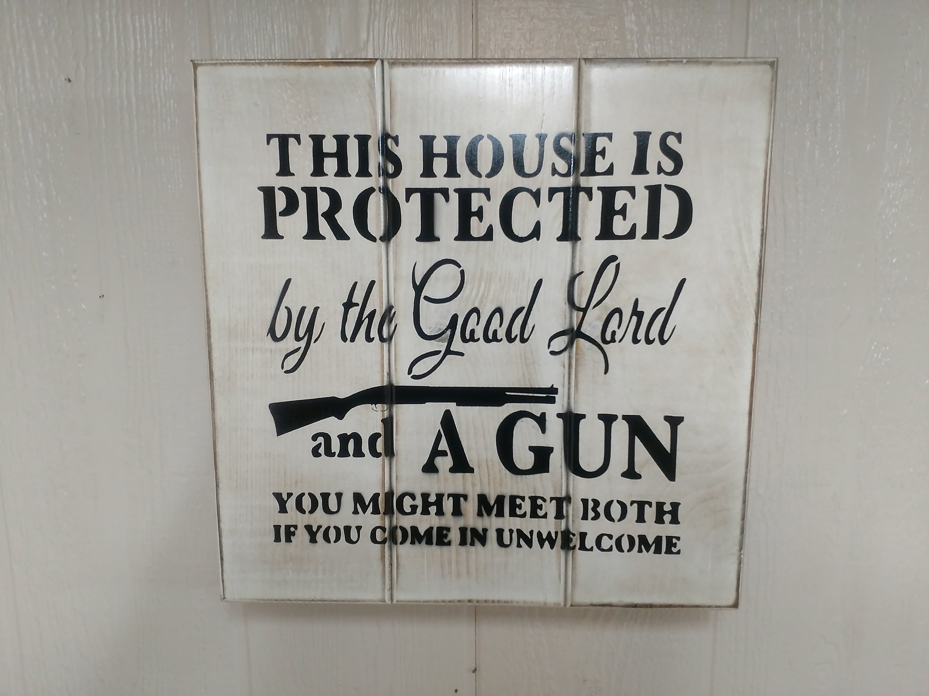 "This House" wall art box.