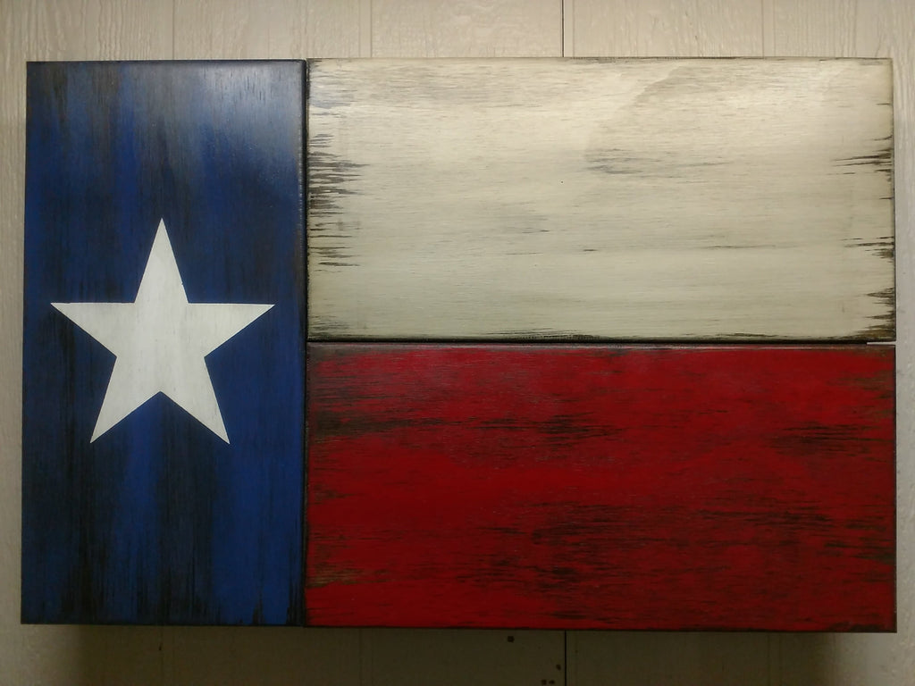 Small Wooden State Flag & Special Design Gun Case