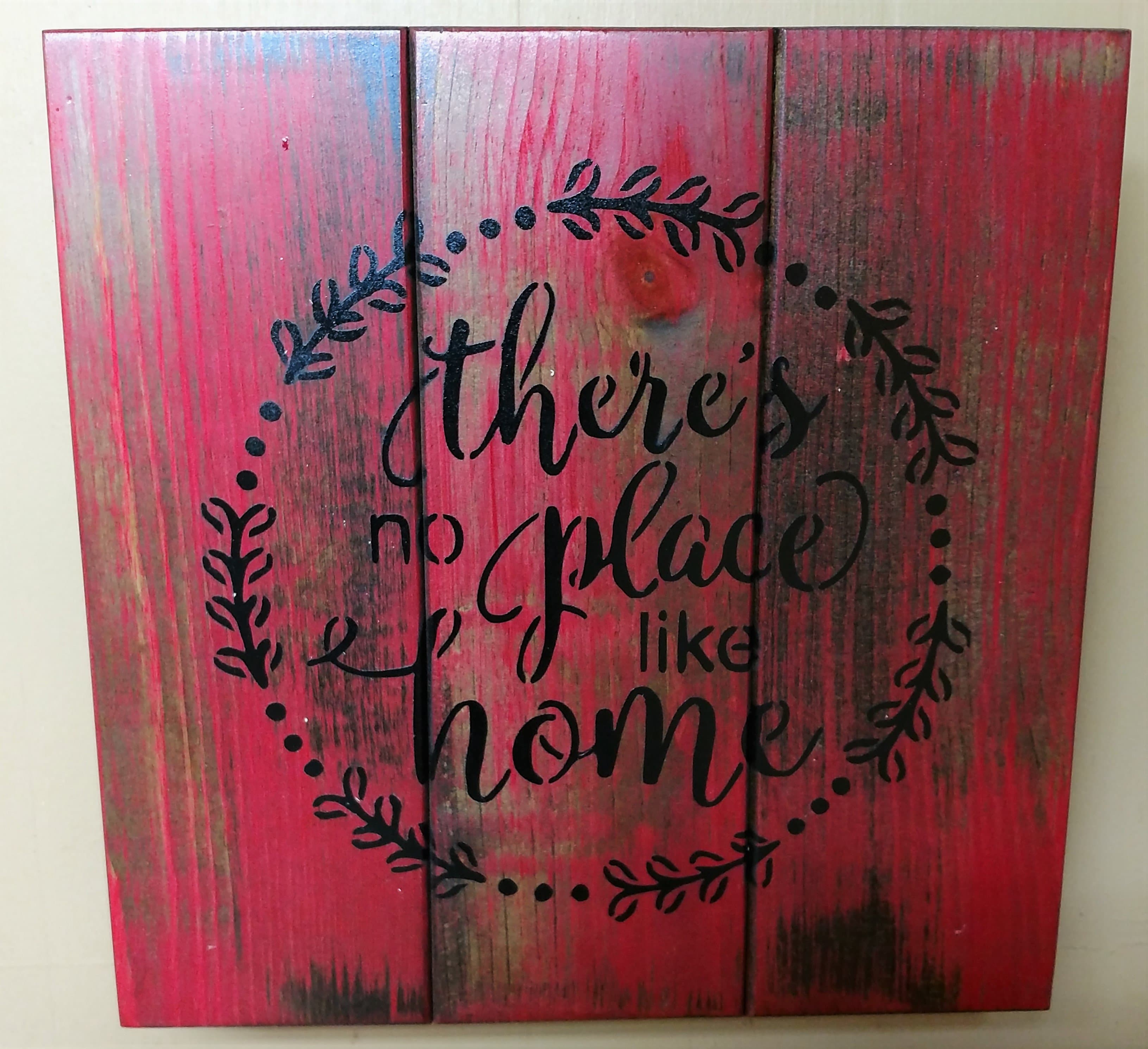 “THERE’S NO PLACE LIKE HOME” CONCEALMENT WALL ART BOX