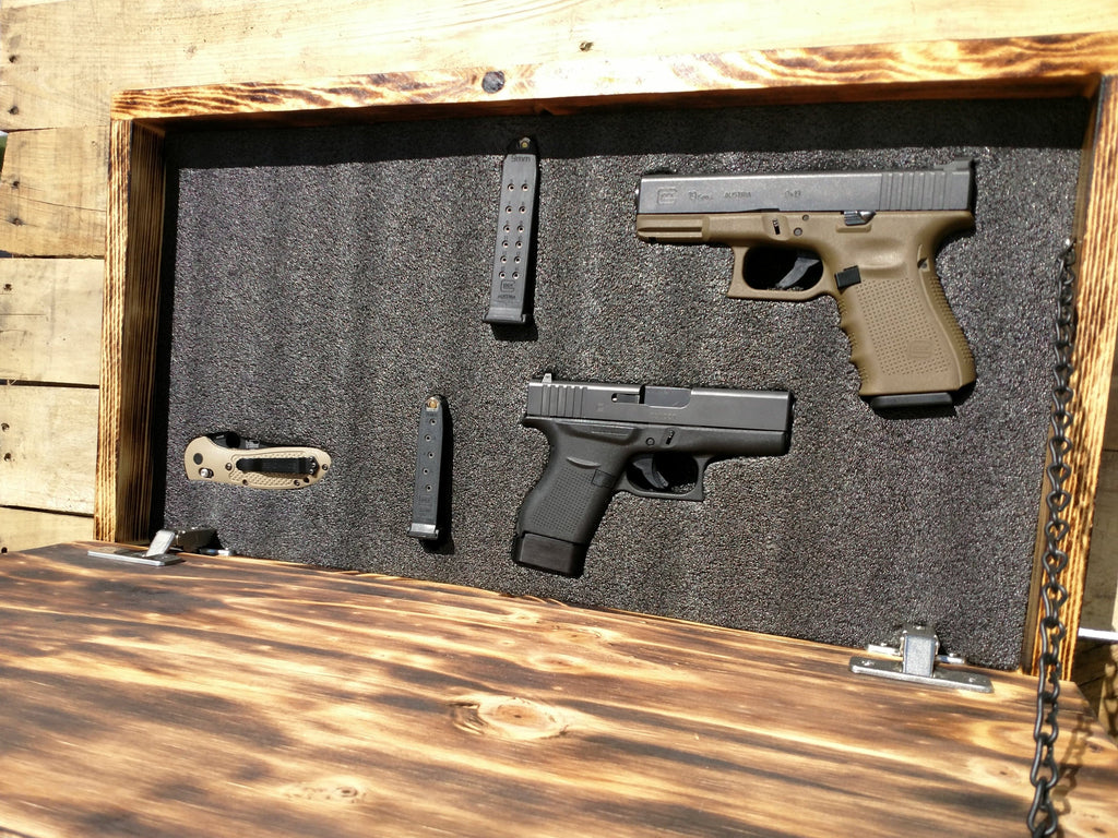 "Life is Hard" Mini Gun Storage Sign