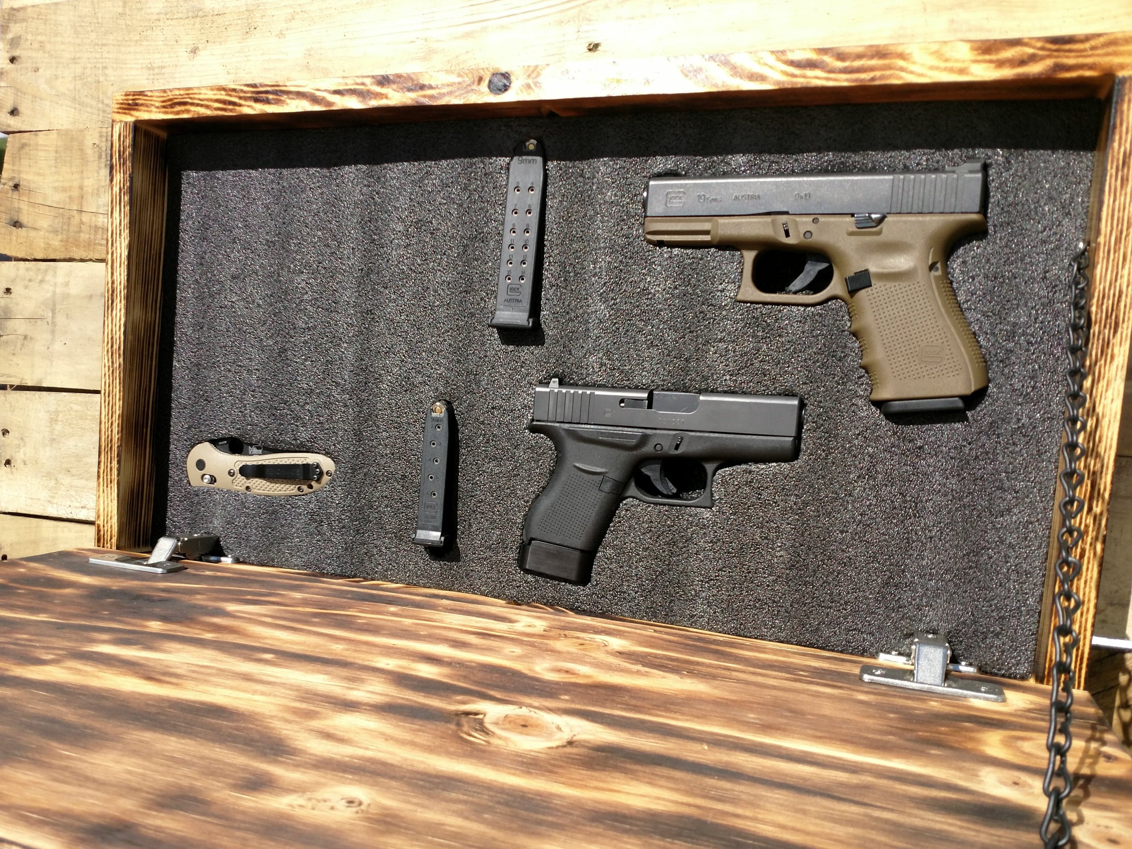 "Life is Hard" Mini Gun Storage Sign