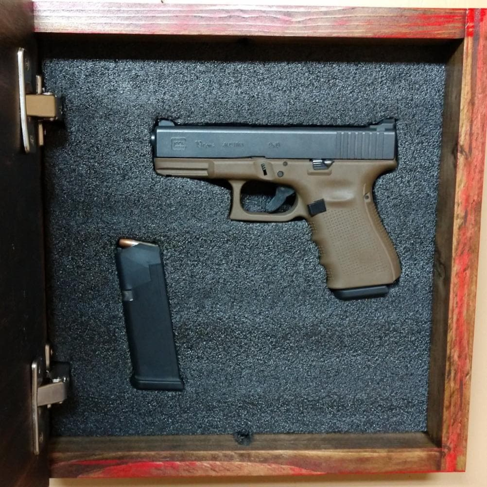 “Faith, Family, Freedom” Mini Concealment Wall Art Box