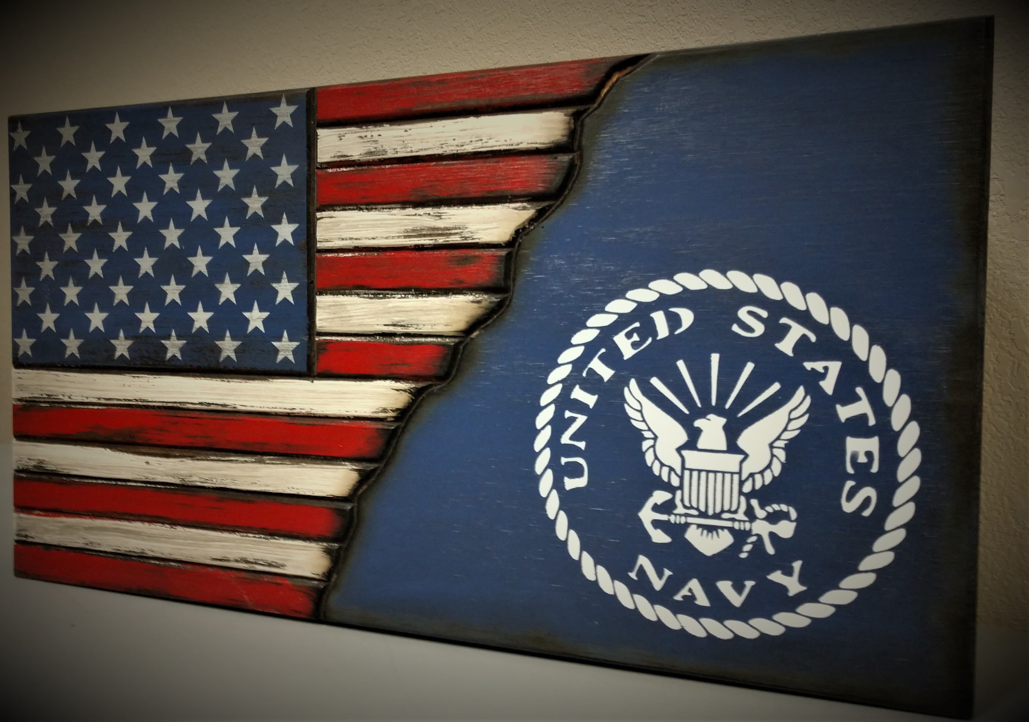 Mini American Flag Gun Concealment Case w/ Hybrid Design