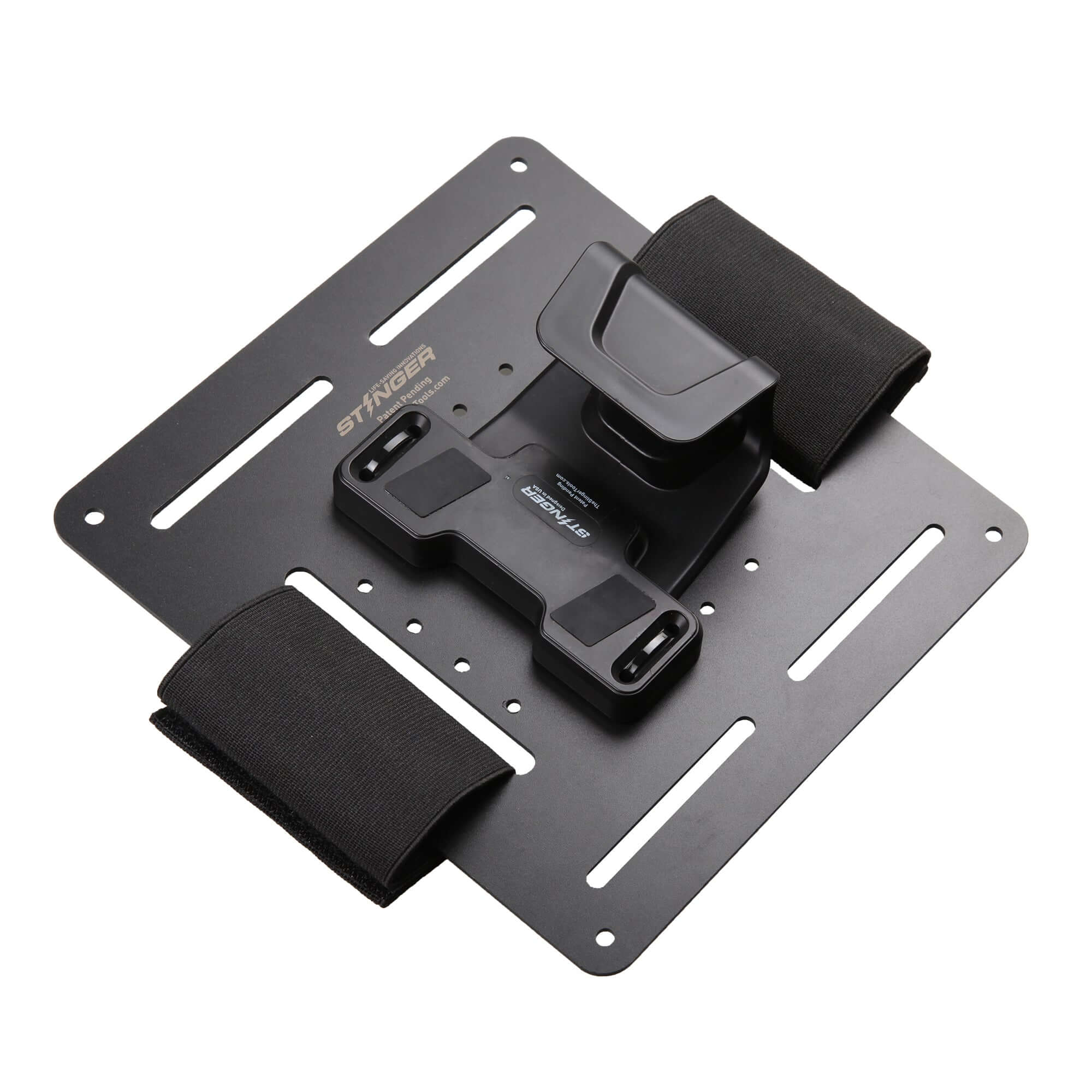 Bedside Magnetic Gun Mount, Bedside Holster with Safety Trigger Guard Protection (USA Flag)