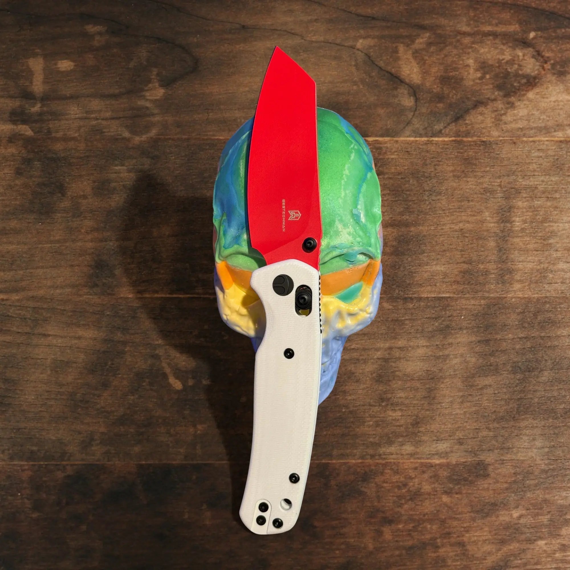 Bestech Cicada's Wing Folding Knife - Red 10Cr15CoMoV Blade B-Lock