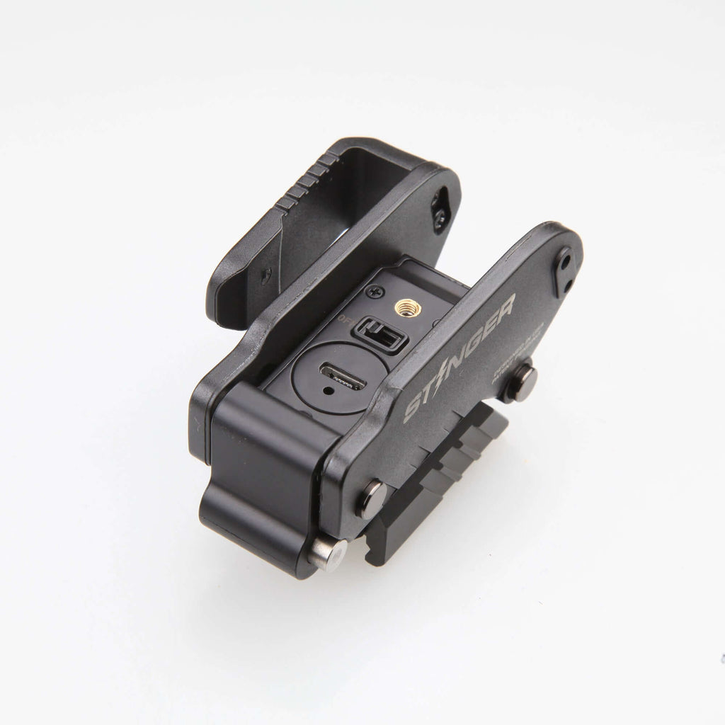 Stinger HL-GL Concealment Laser Sight System: Trigger Guard Protection, Minimalist Carry Holster (Rechargeable RED Laser - HDPE Body)