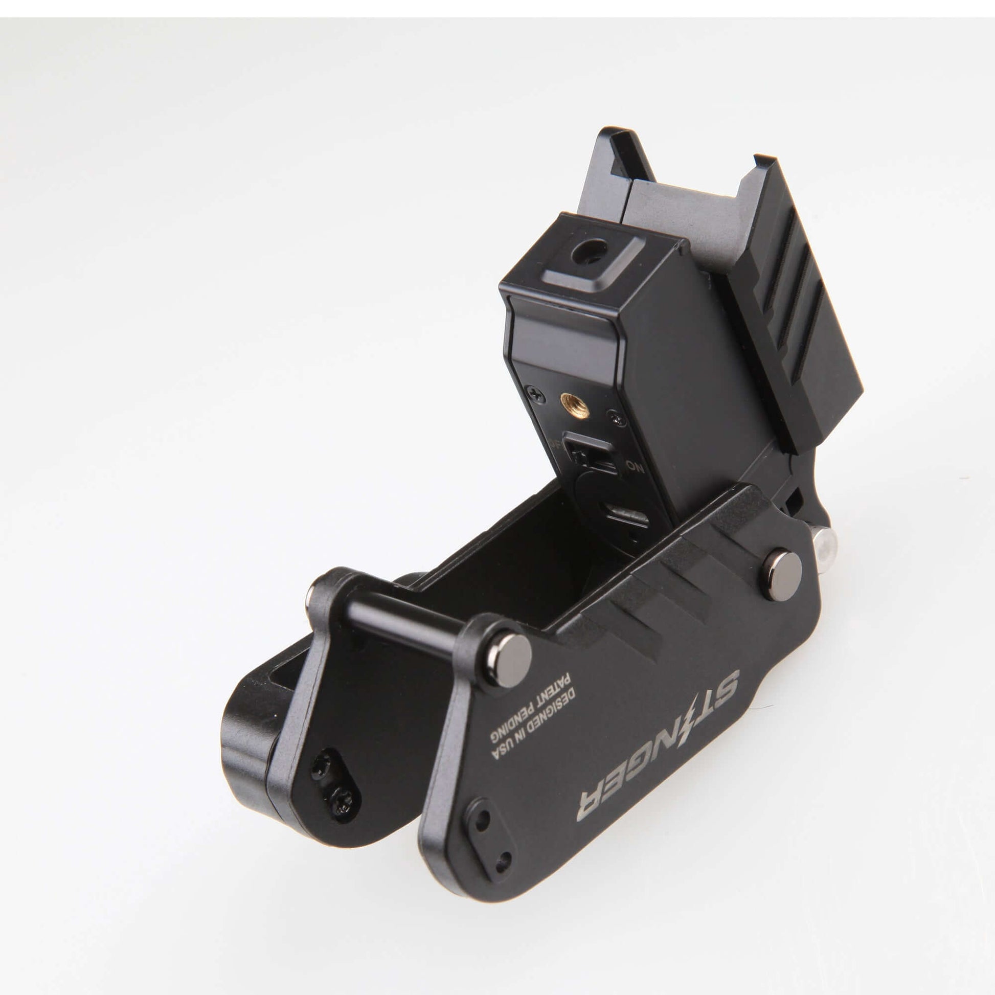 Stinger HL-G Concealment Laser Sight System: Trigger Guard Protection, Minimalist Carry Holster (Rechargeable GREEN Laser - Aluminum Body)