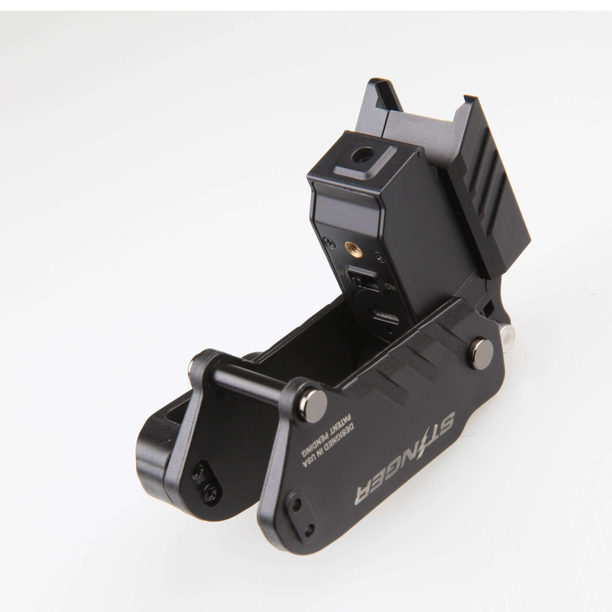 Stinger HL-GL Concealment Laser Sight System: Trigger Guard Protection, Minimalist Carry Holster (Rechargeable GREEN Laser - HDPE Body)