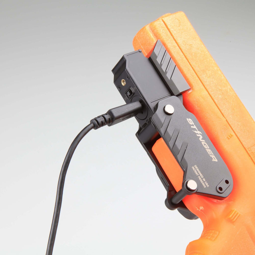 Stinger HL-G Concealment Laser Sight System: Trigger Guard Protection, Minimalist Carry Holster (Rechargeable GREEN Laser - Aluminum Body)