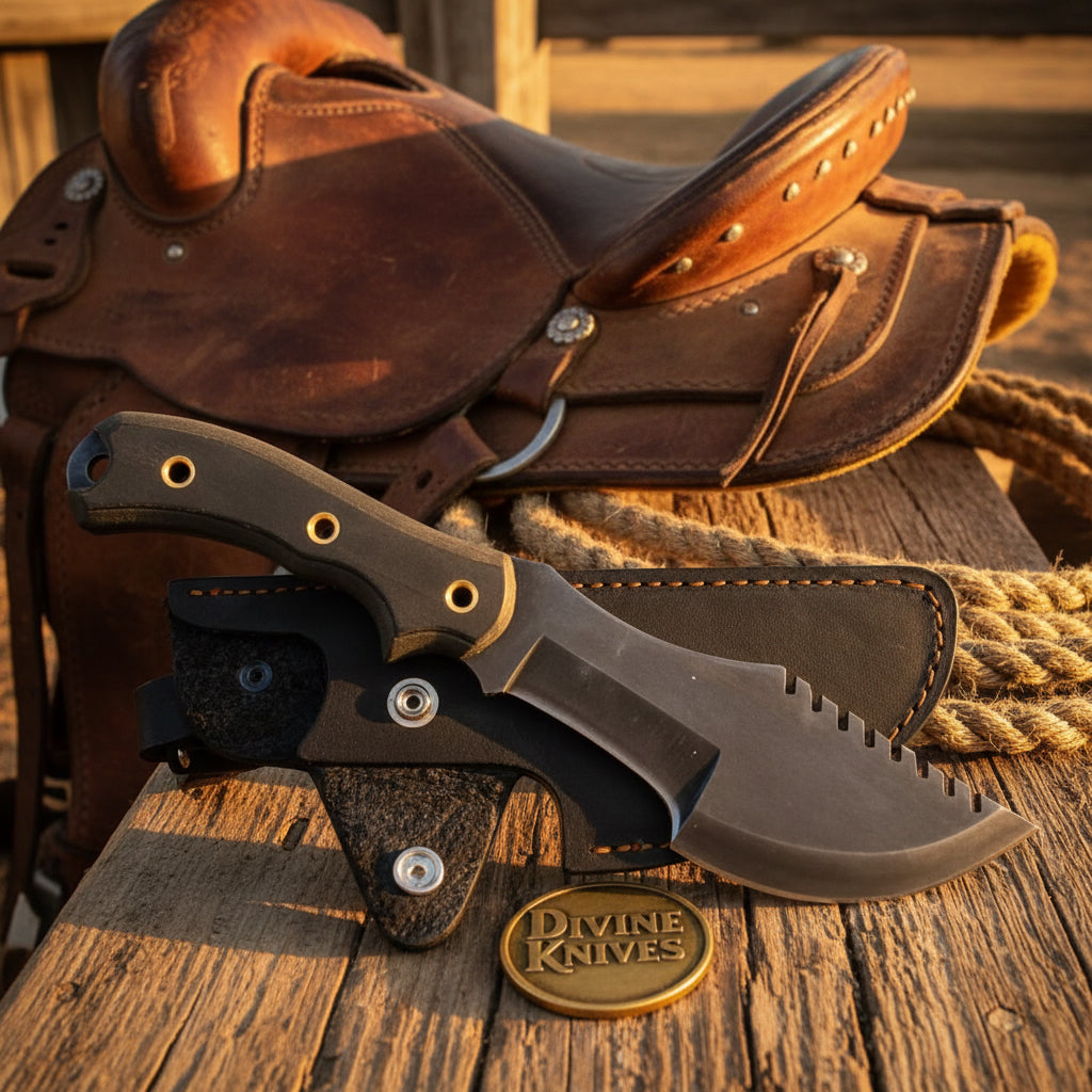 Shadowback Tracker Knife with Sawback Spine