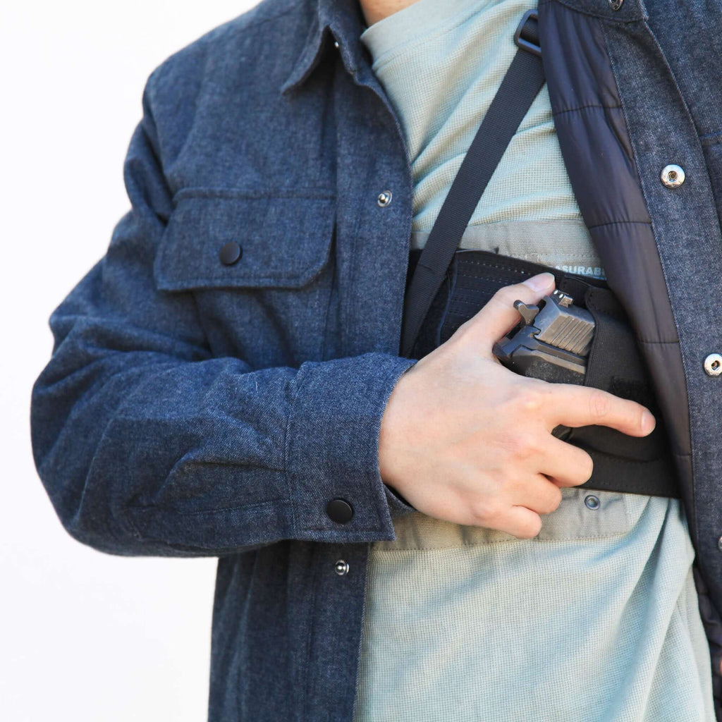 Stinger Premium Ultra Breathable Chest Holster, Underarm Holster, Shoulder Holster for Concealed Carry