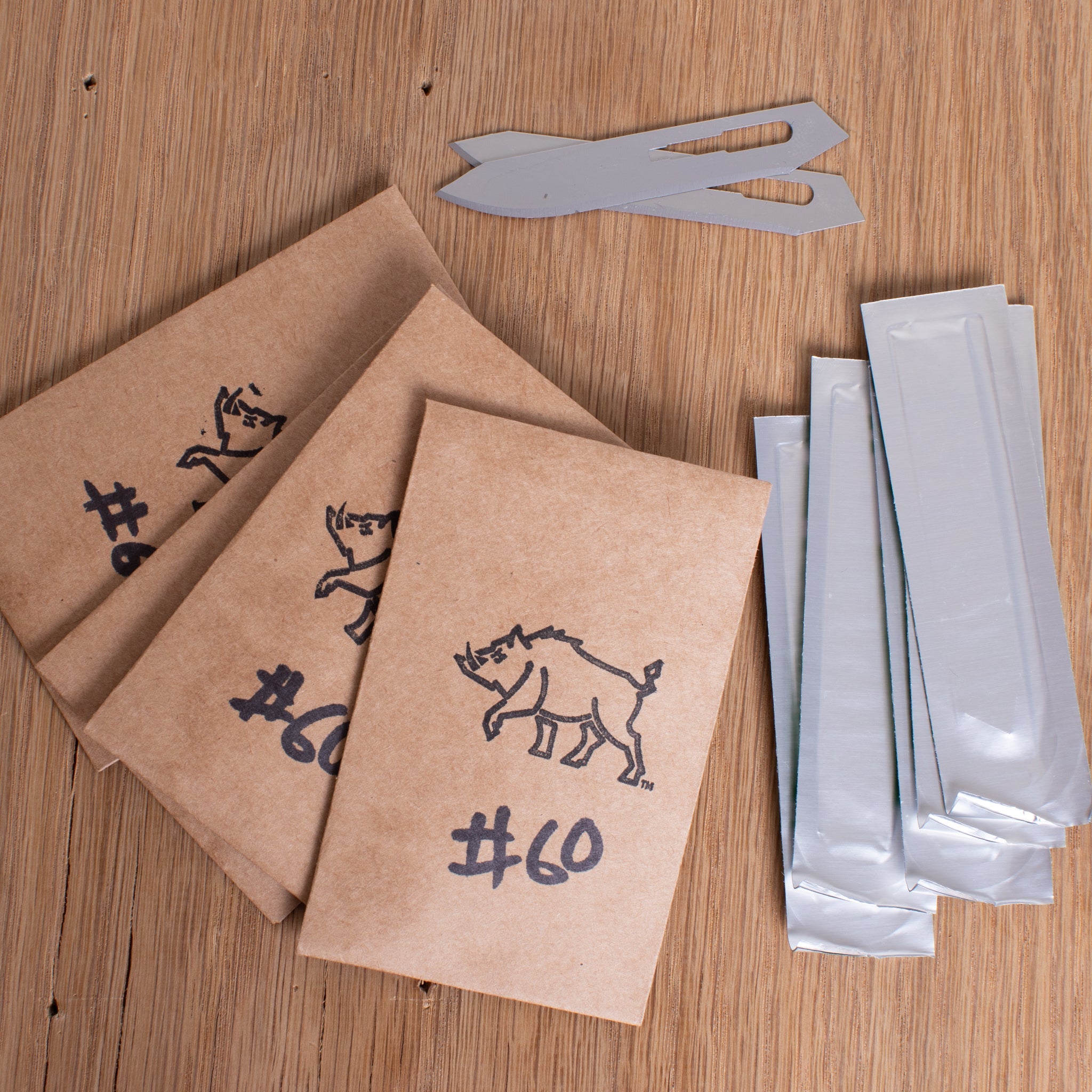 #60 Replaceable Scalpel Blades ( Qty 5)
