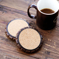 Ergo-Spin Cork Coaster with Fidget Spinner (2 pcs bundle)