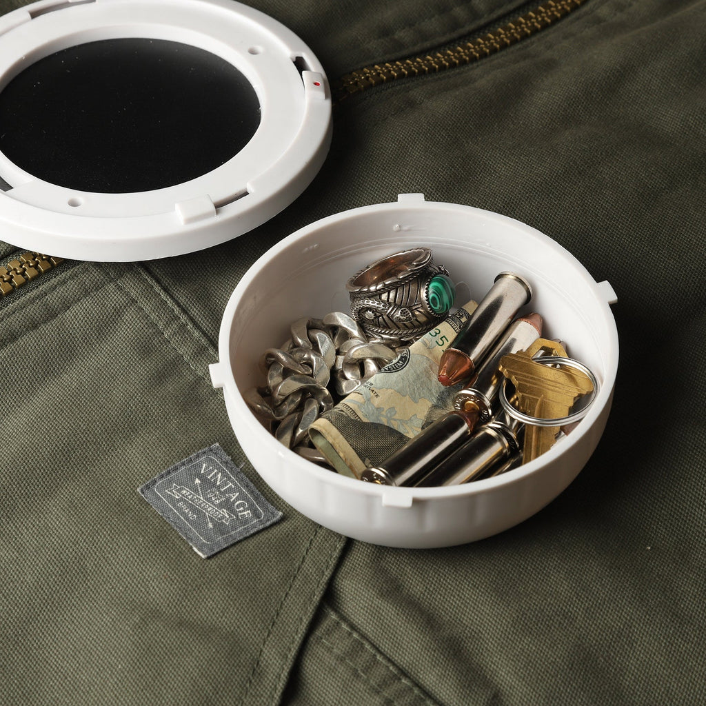 2 pcs EchoSafe Fake Smoke Detector Hidden Safe