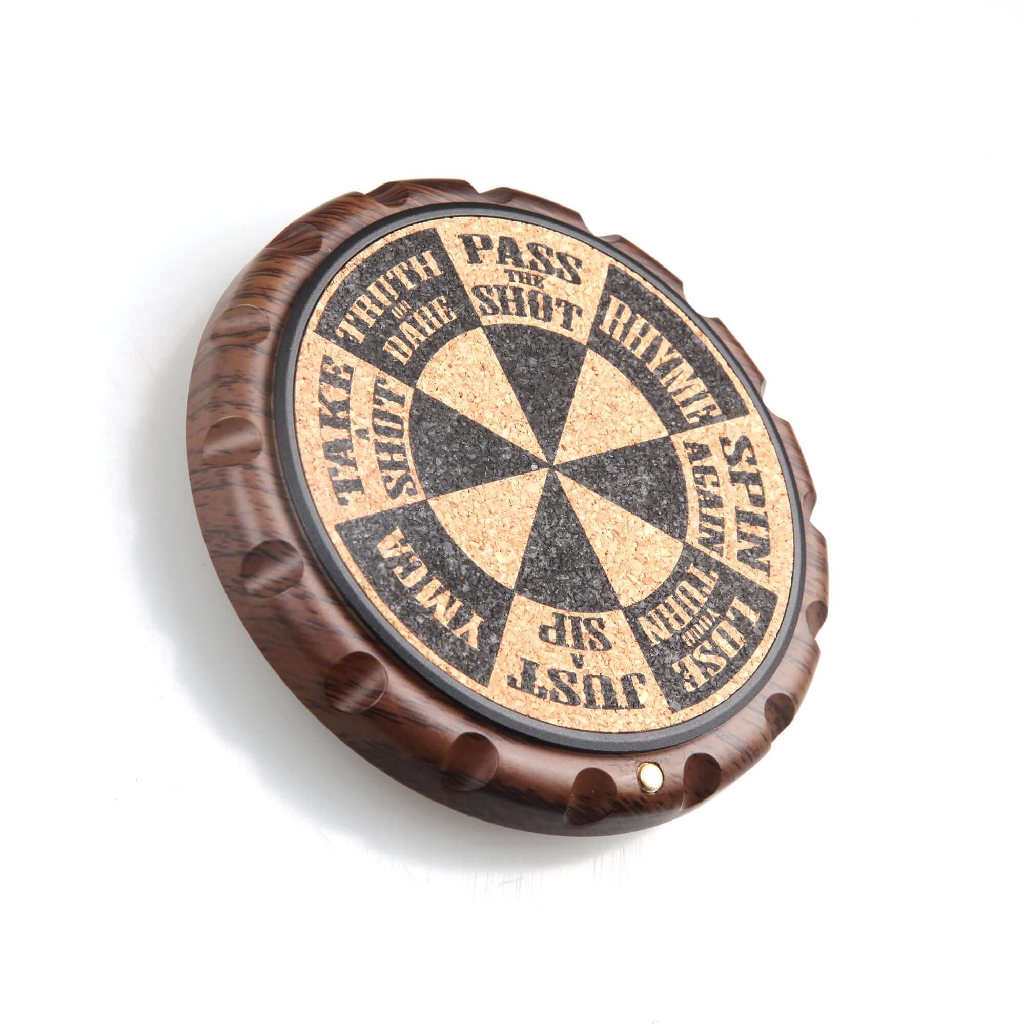 Ergo-Spin Game Coaster with Fidget Spinner, Roulette Coaster