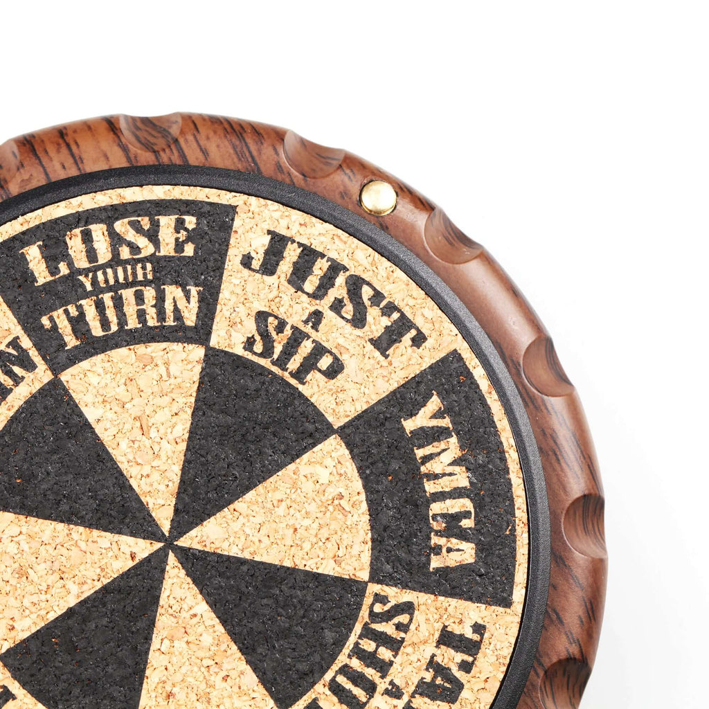 Ergo-Spin Game Coaster with Fidget Spinner, Roulette Coaster
