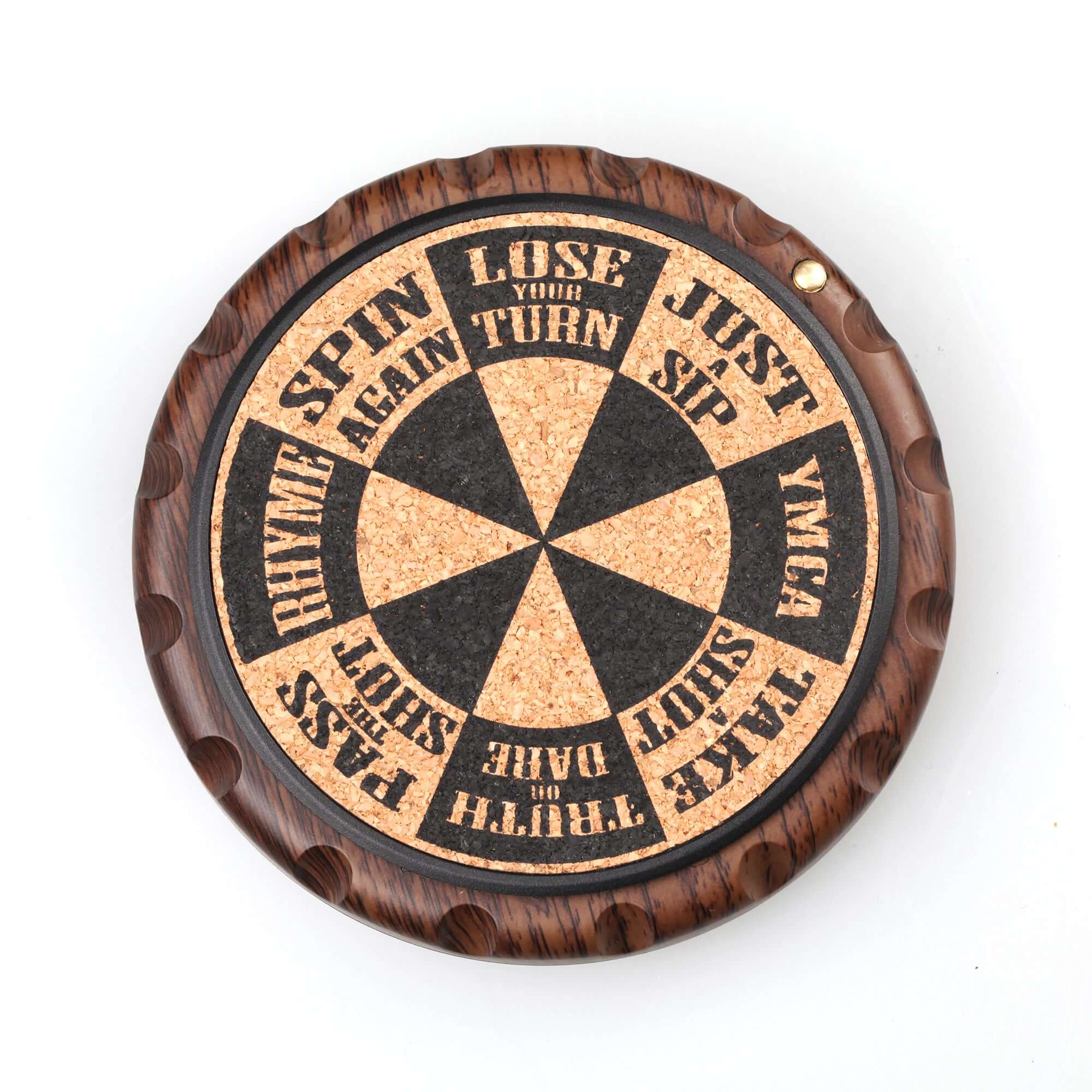Ergo-Spin Game Coaster with Fidget Spinner, Roulette Coaster