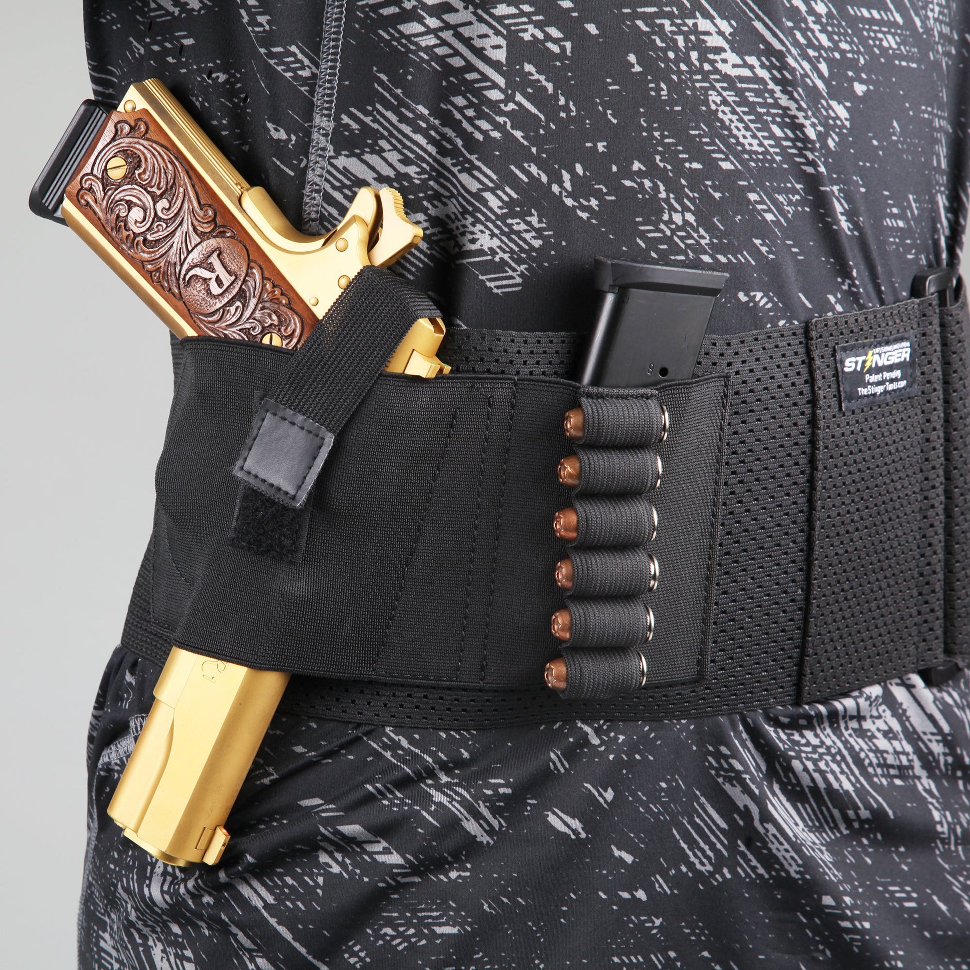 Stinger Premium Ultra Breathable Belly Band Holster for Concealed Carry