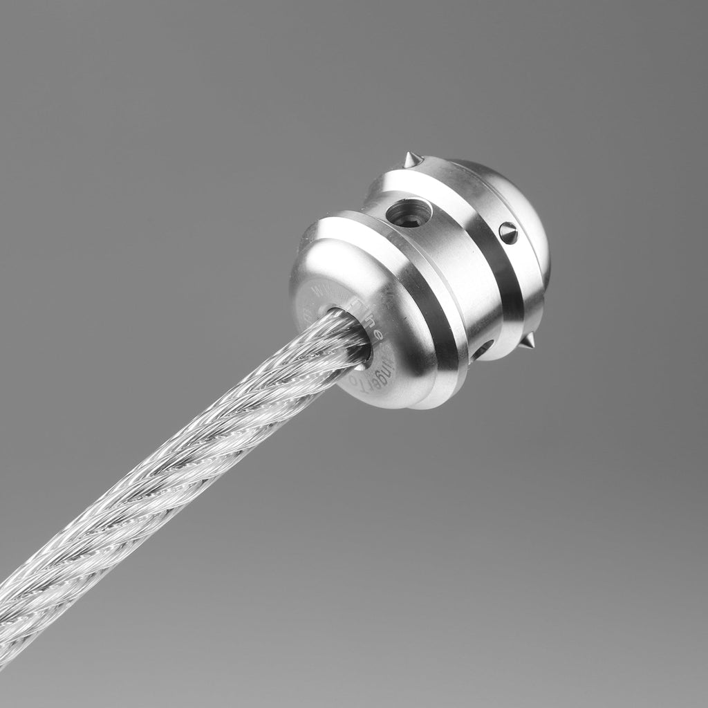 Stinger Stainless Steel Spiked Monkey Fist: Car Emergency Window Breaker + GPCA Carabiner Loop LITE (1 PC)