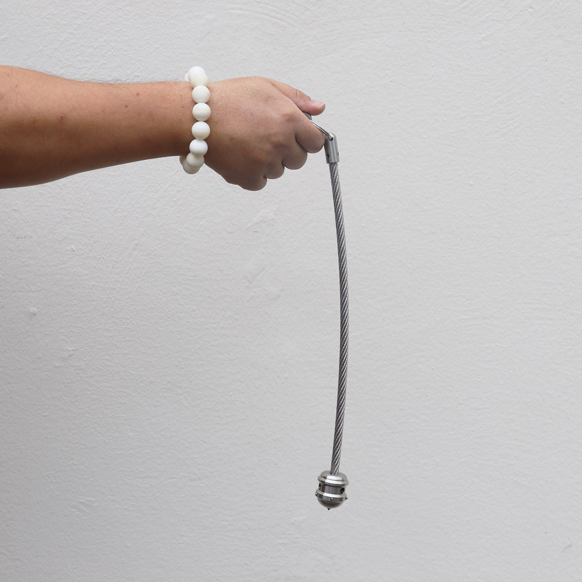 Stinger Stainless Steel Spiked Monkey Fist: Car Emergency Window Breaker + GPCA Carabiner Loop LITE (1 PC)