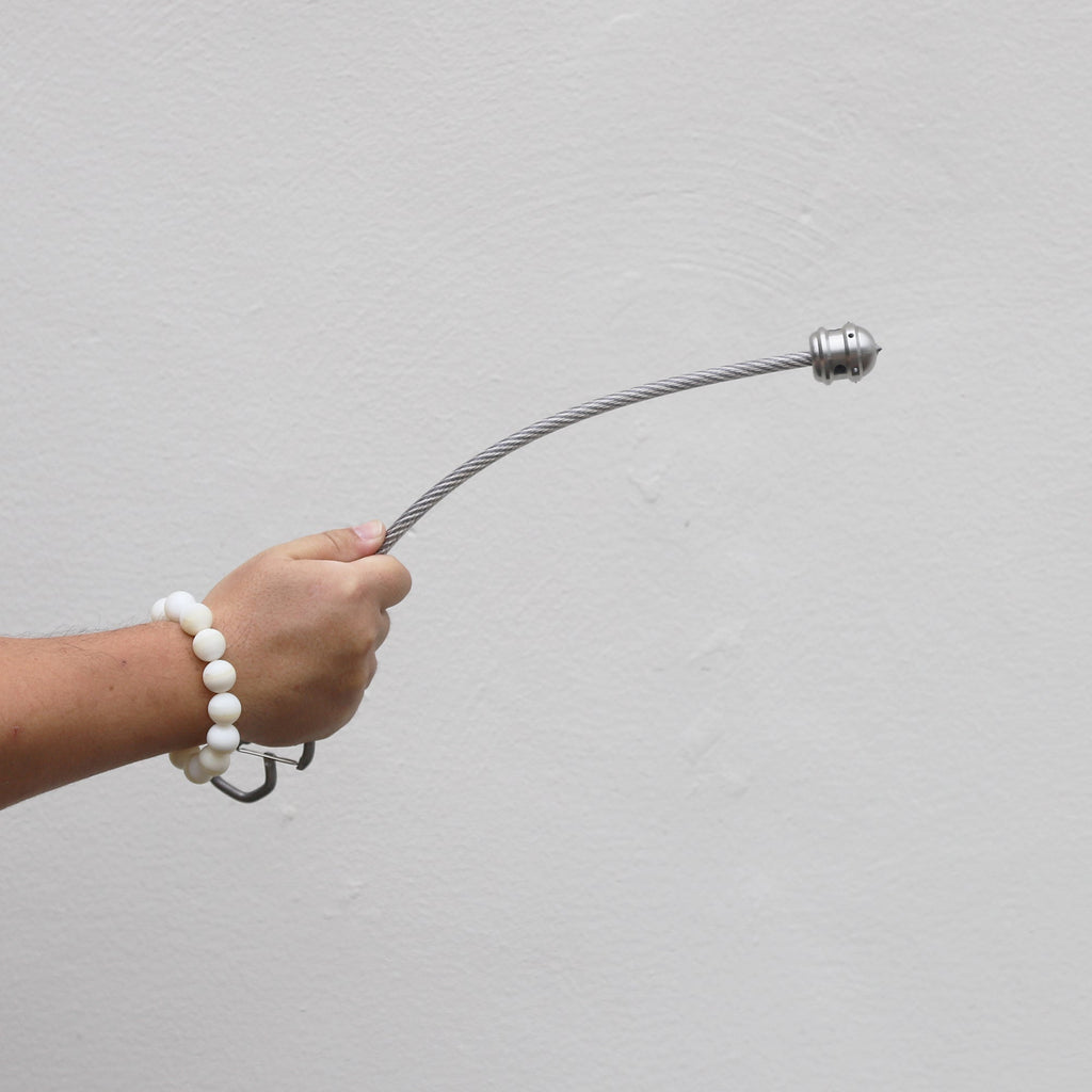 Stinger Stainless Steel Spiked Monkey Fist: Car Emergency Window Breaker + GPCA Carabiner Loop LITE (1 PC)