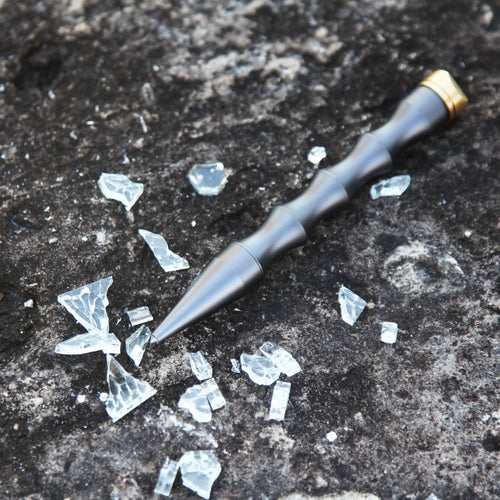 3 in 1 Rattle Pen with Steel Head Glass Breaker