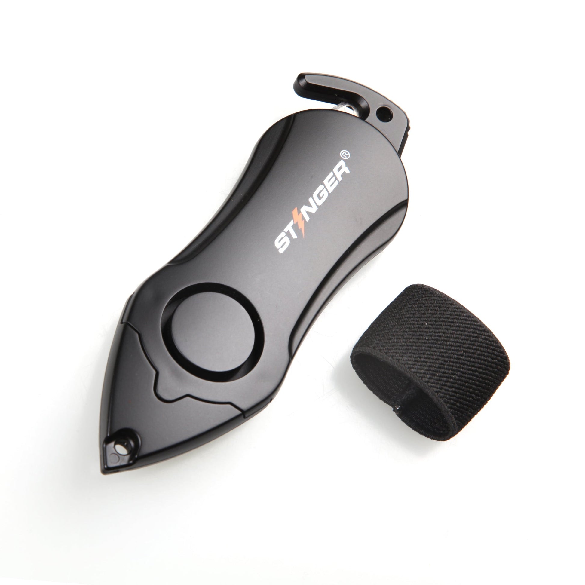 Stinger Personal Safety Alarm Keychain Emergency Tool: Siren Alarm, Seat Belt Cutter, Glass Breaker (Music)