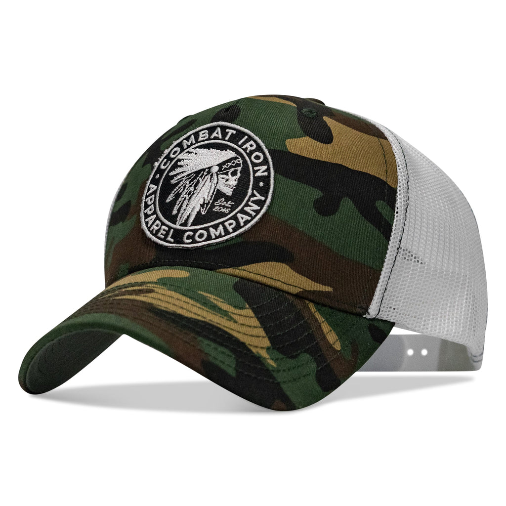 Indian Chief Skull Patch Snapback