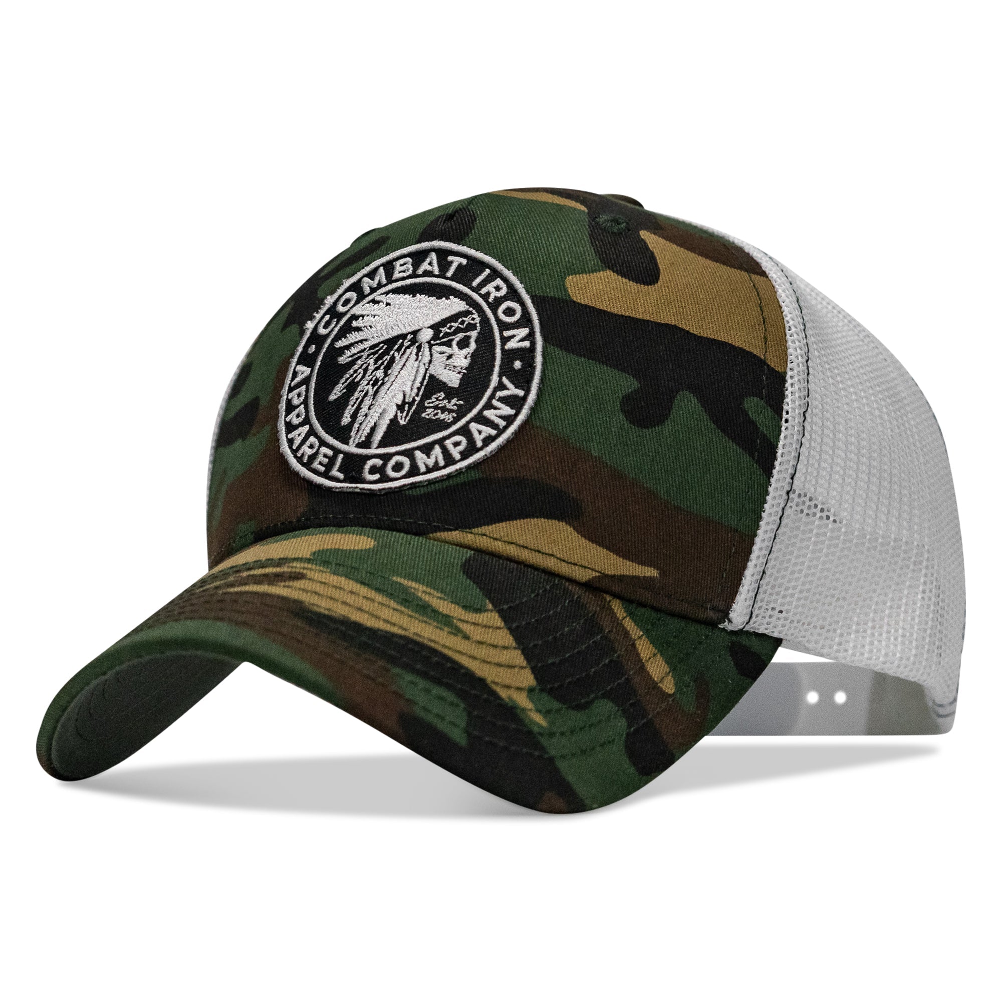 Indian Chief Skull Patch Snapback