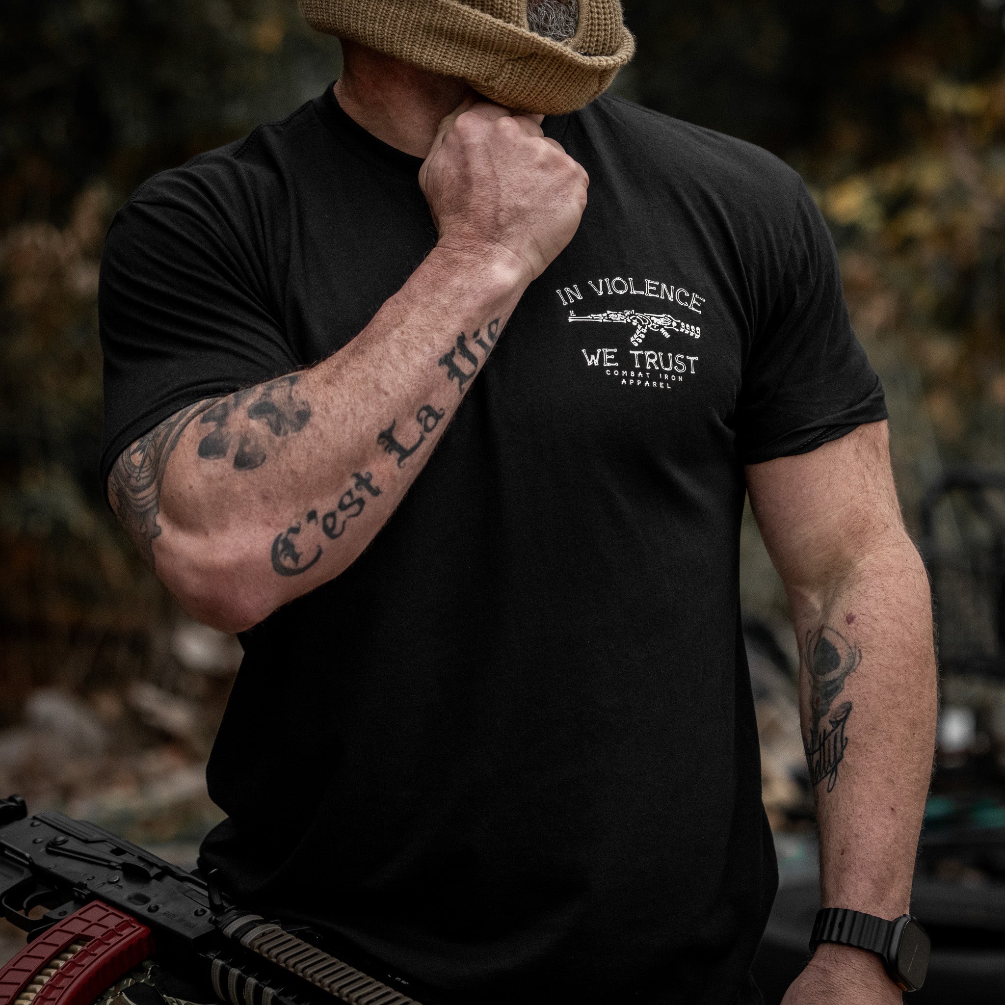 In Violence We Trust Men's T-Shirt