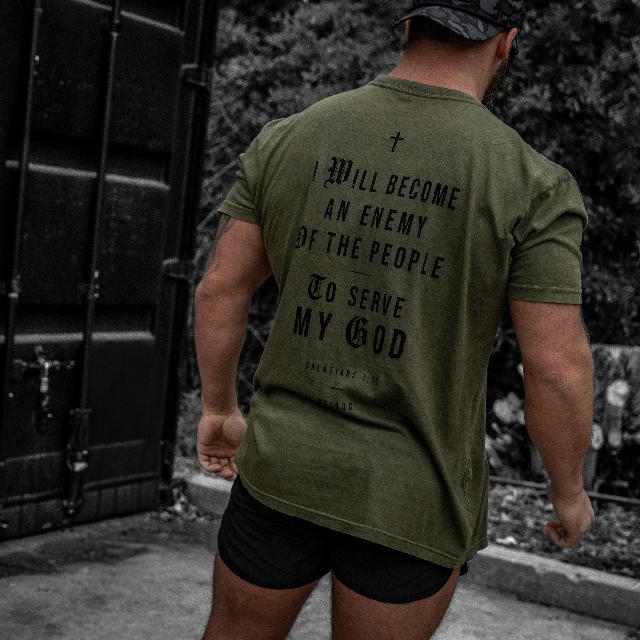I Will Become An Enemy To The People Vintaged Midweight T-Shirt
