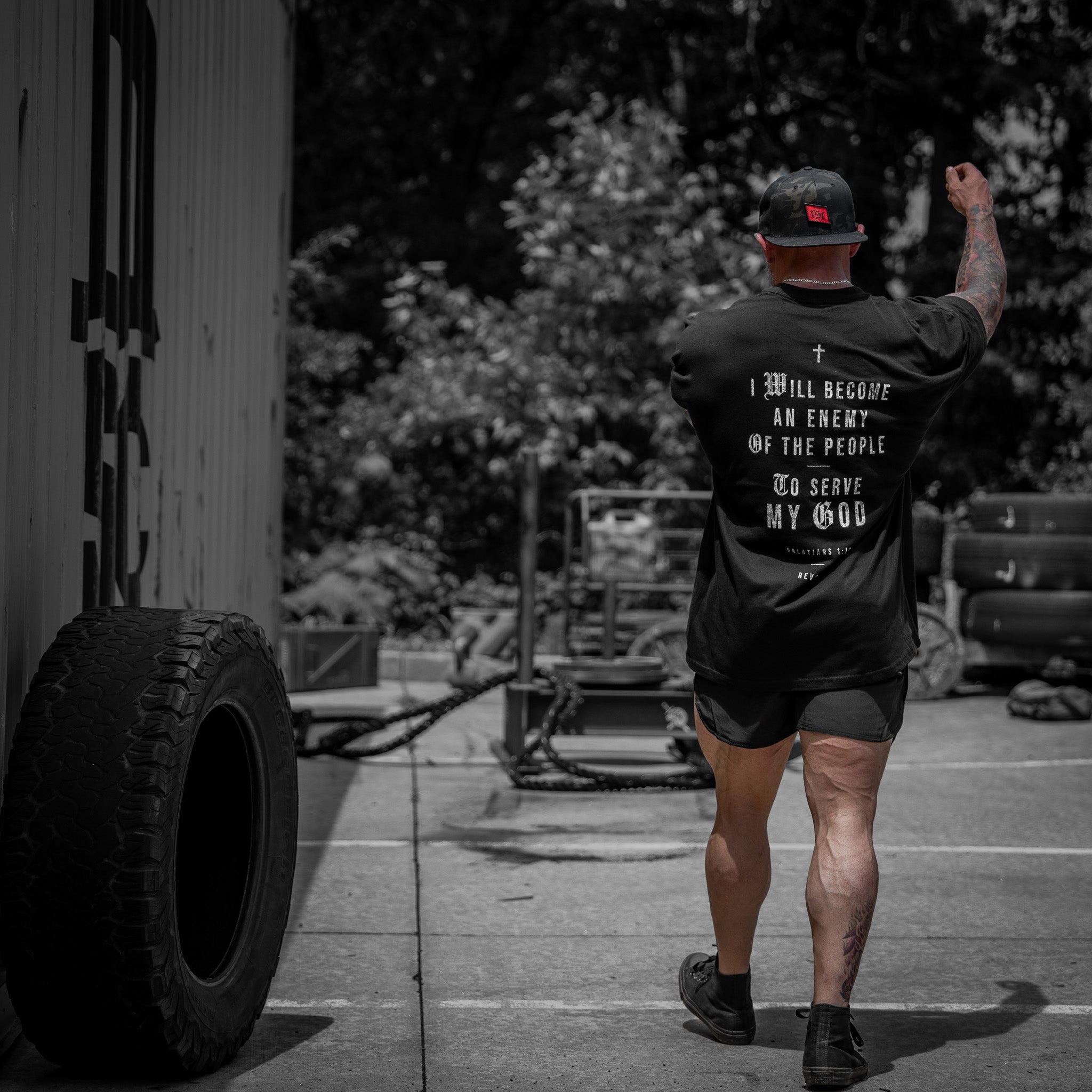 I Will Become An Enemy To The People Heavyweight Men's T-Shirt