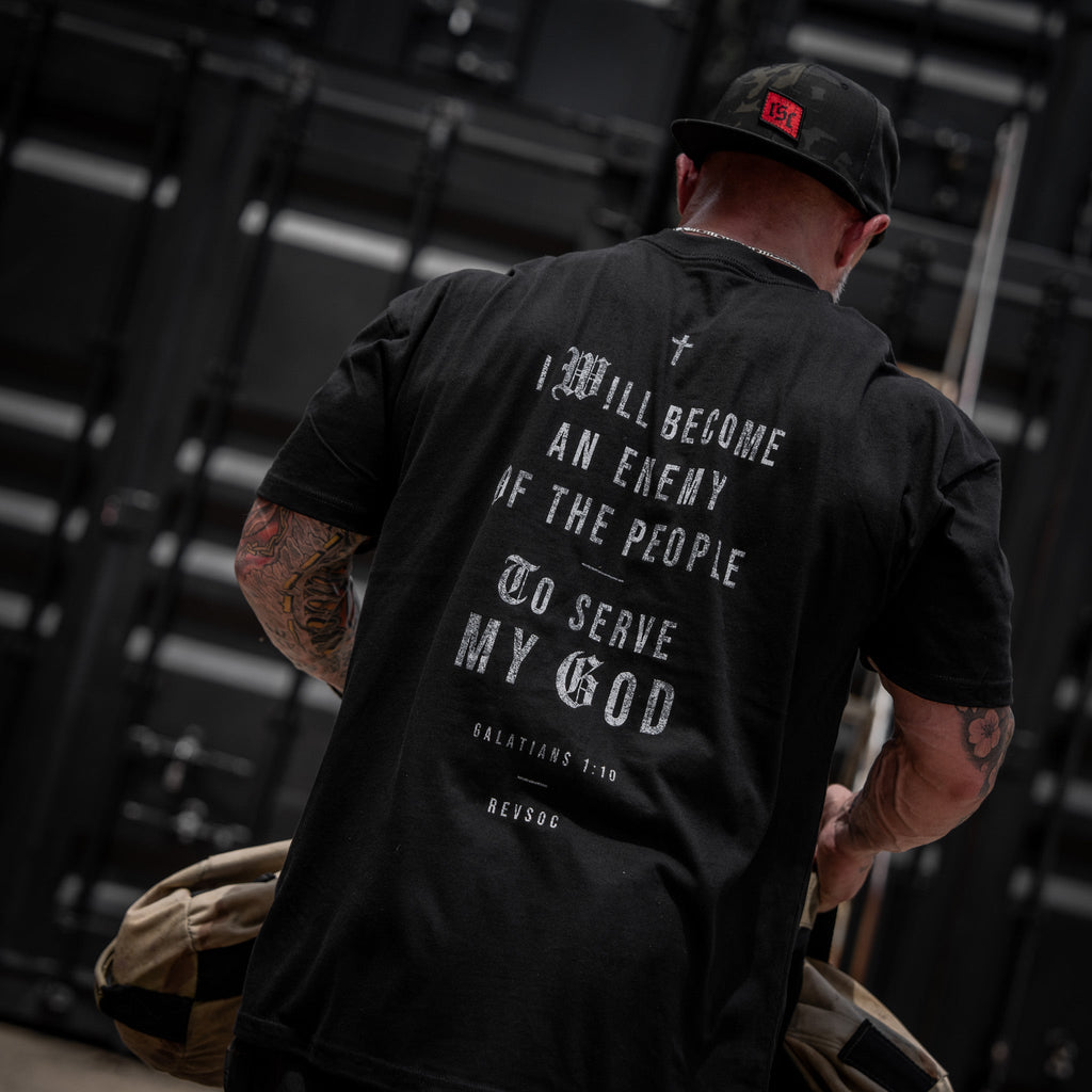 I Will Become An Enemy To The People Heavyweight Men's T-Shirt