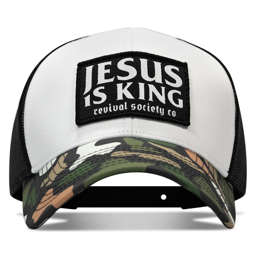 Jesus Is King Patch Snapback Hat