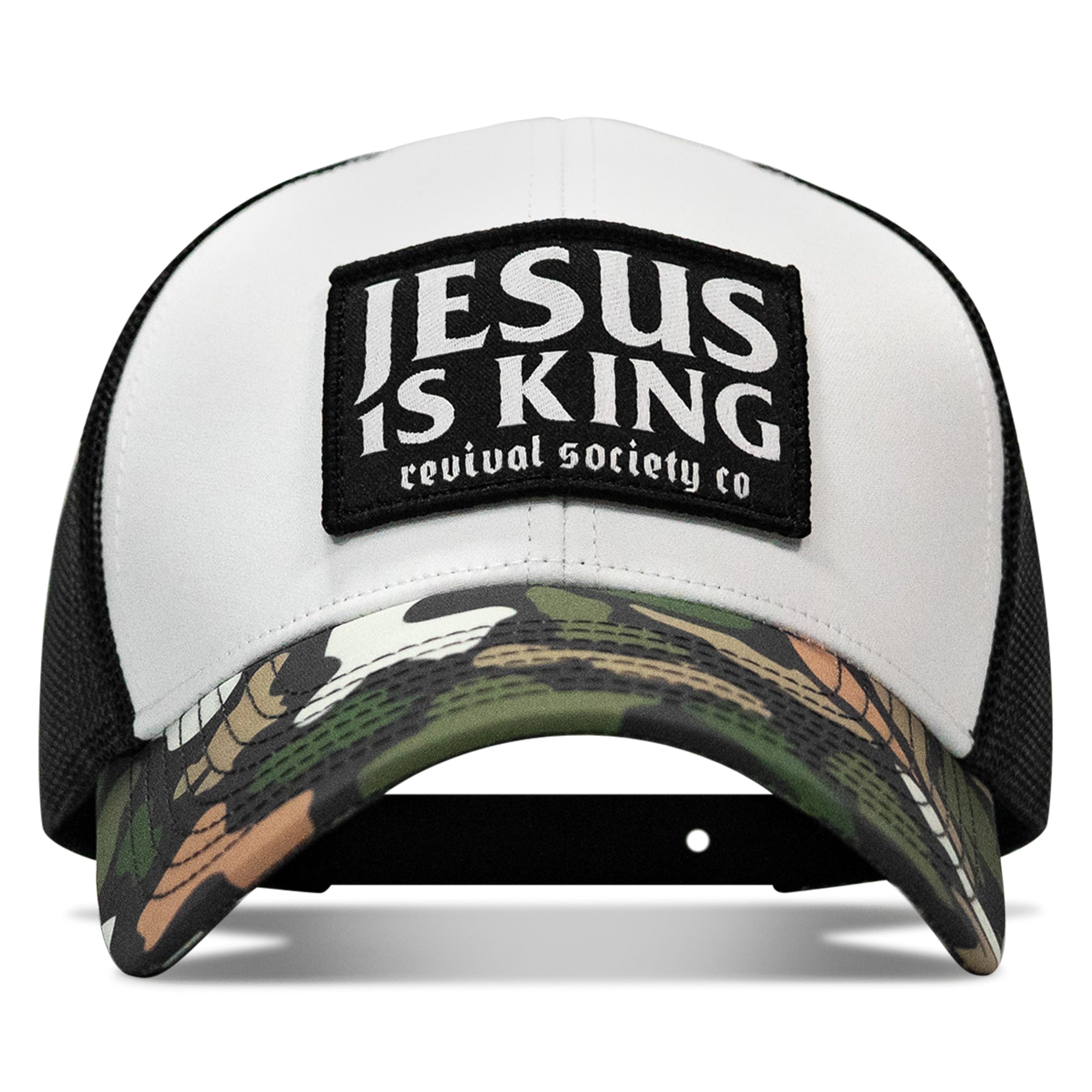 Jesus Is King Patch Snapback Hat
