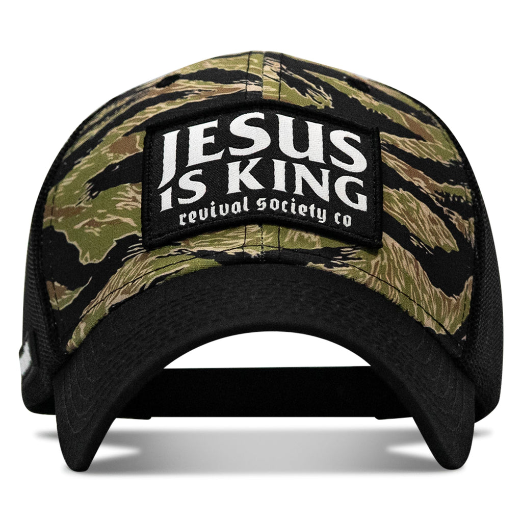Jesus Is King Patch Original Ripstop Snapback Hat