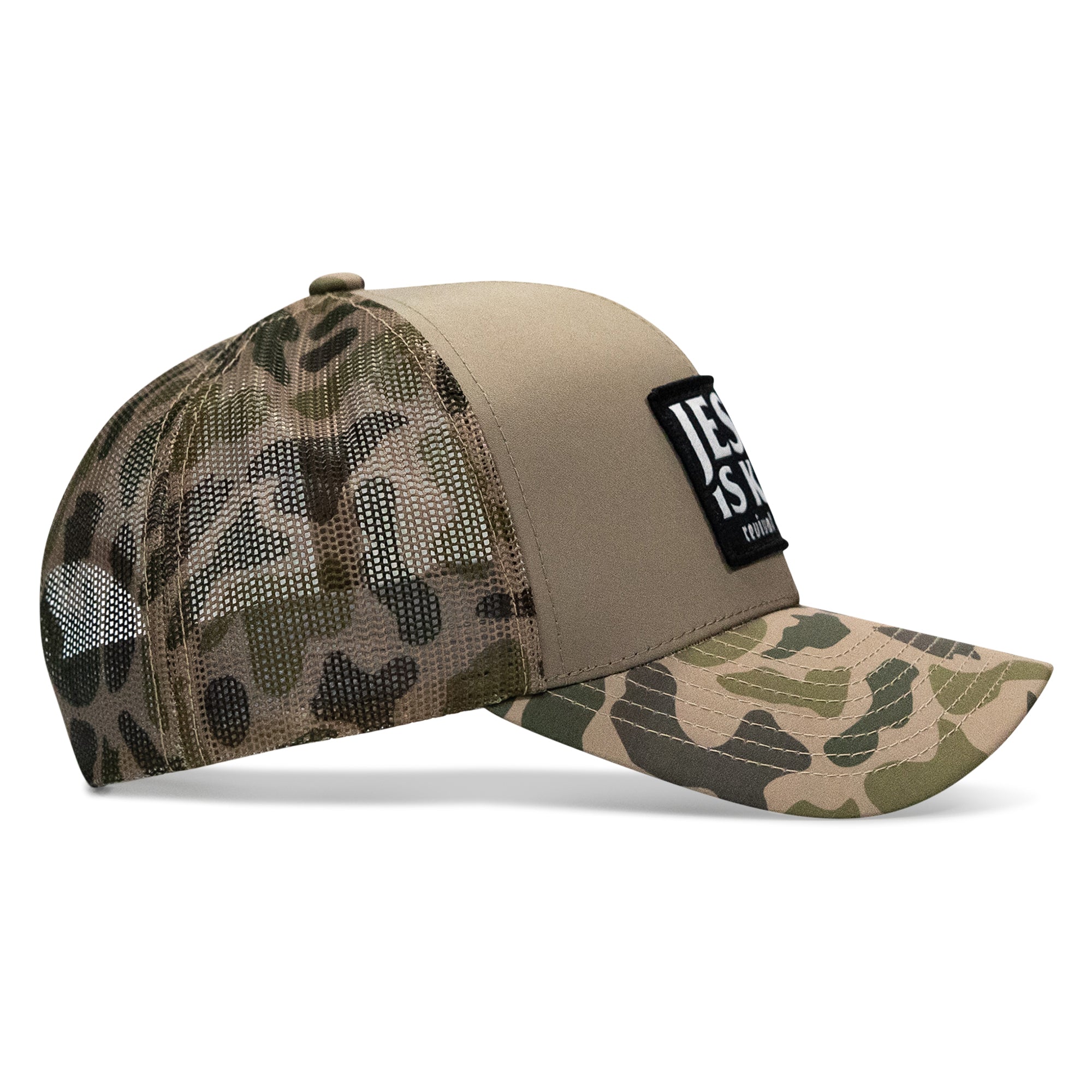 Jesus Is King Patch Snapback Hat